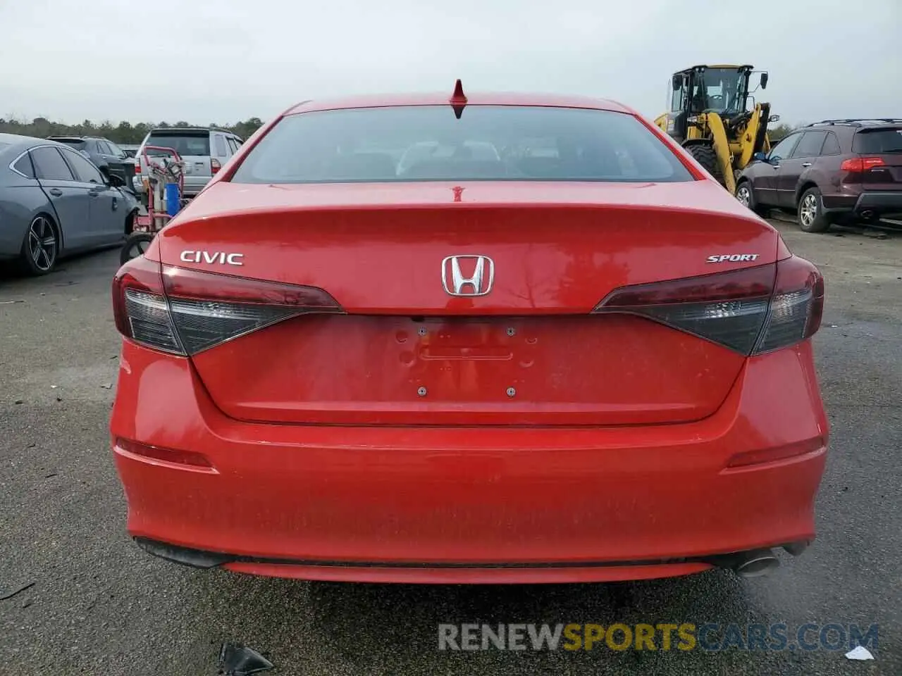 6 Photograph of a damaged car 2HGFE2F56SH501274 HONDA CIVIC 2025