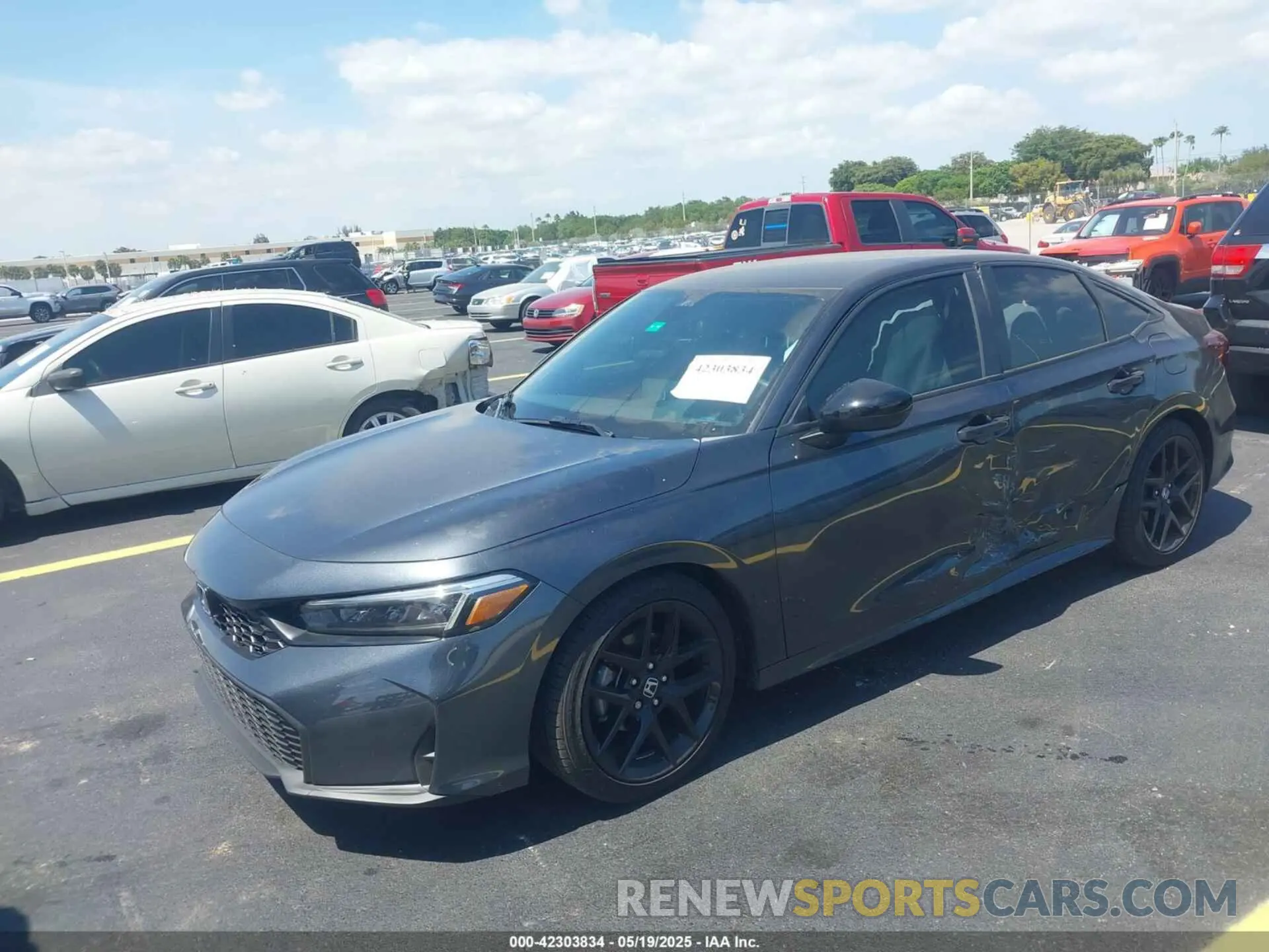 2 Photograph of a damaged car 2HGFE2F56SH514767 HONDA CIVIC 2025