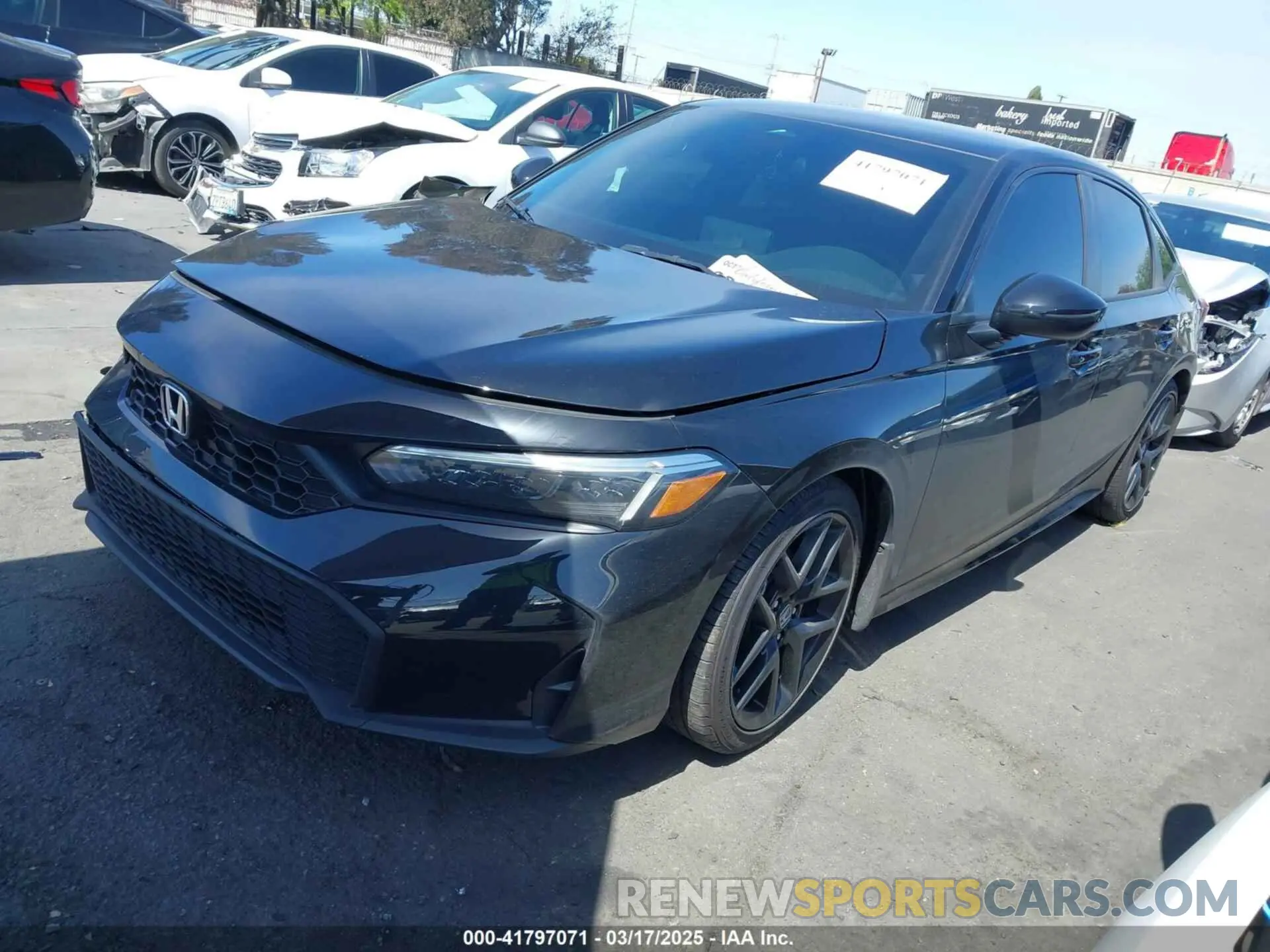 2 Photograph of a damaged car 2HGFE2F56SH531200 HONDA CIVIC 2025
