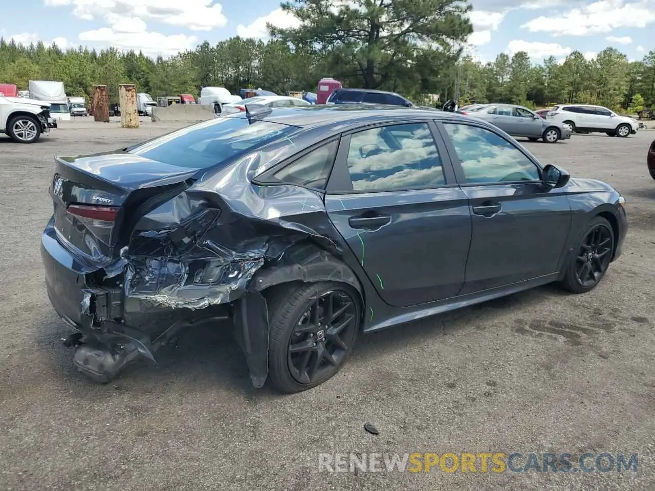 3 Photograph of a damaged car 2HGFE2F56SH532010 HONDA CIVIC 2025