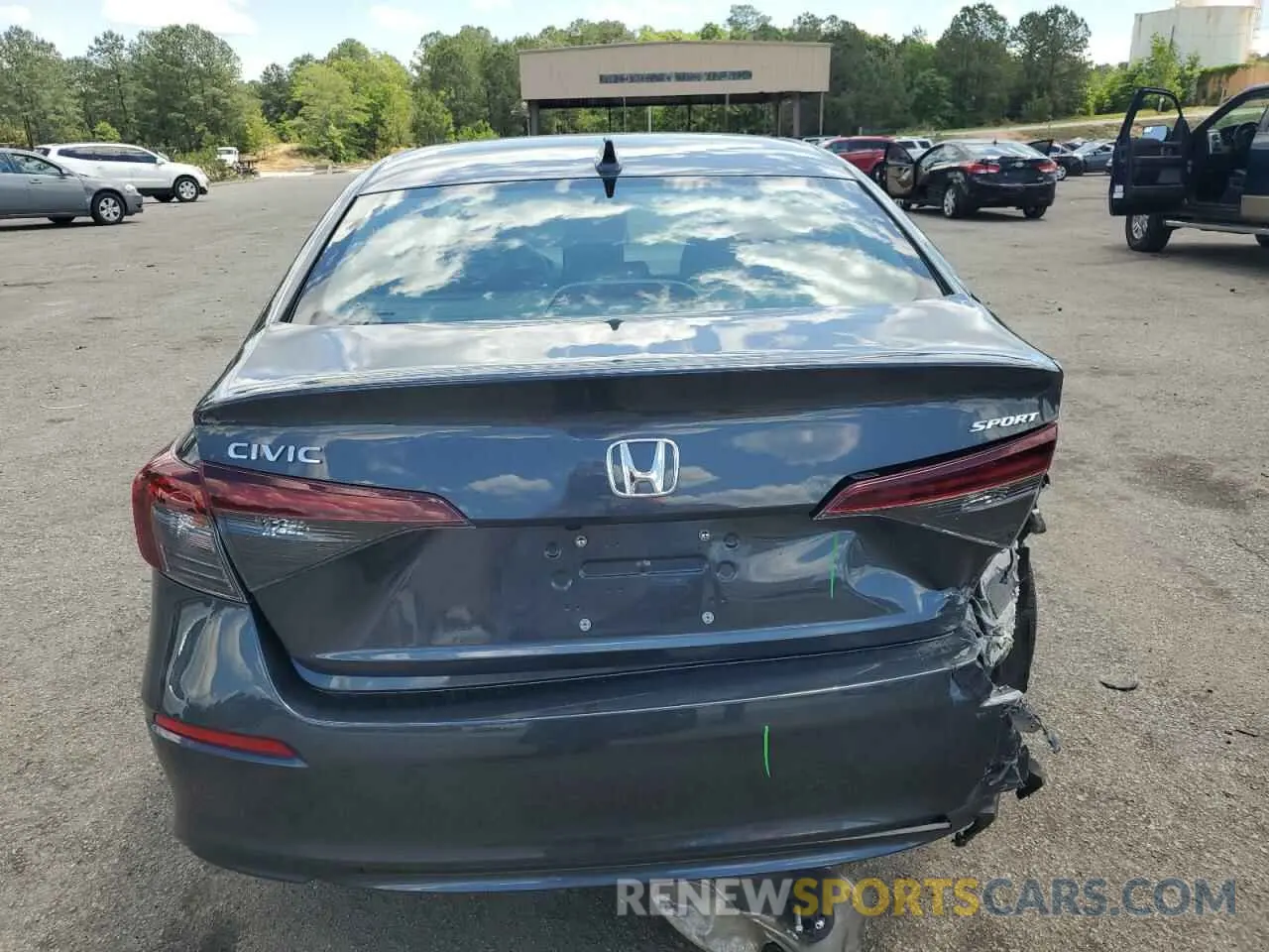 6 Photograph of a damaged car 2HGFE2F56SH532010 HONDA CIVIC 2025