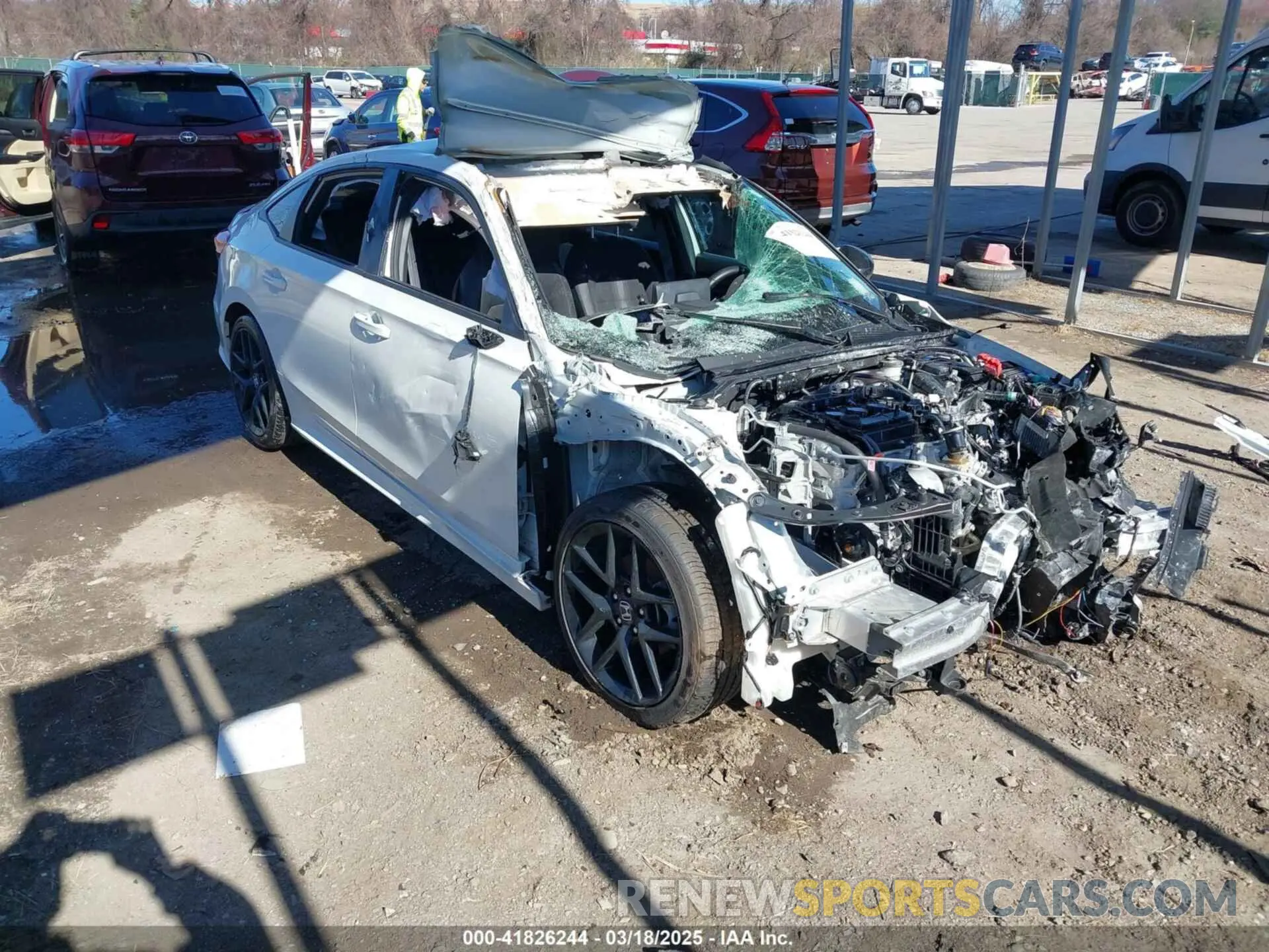 1 Photograph of a damaged car 2HGFE2F56SH532606 HONDA CIVIC 2025