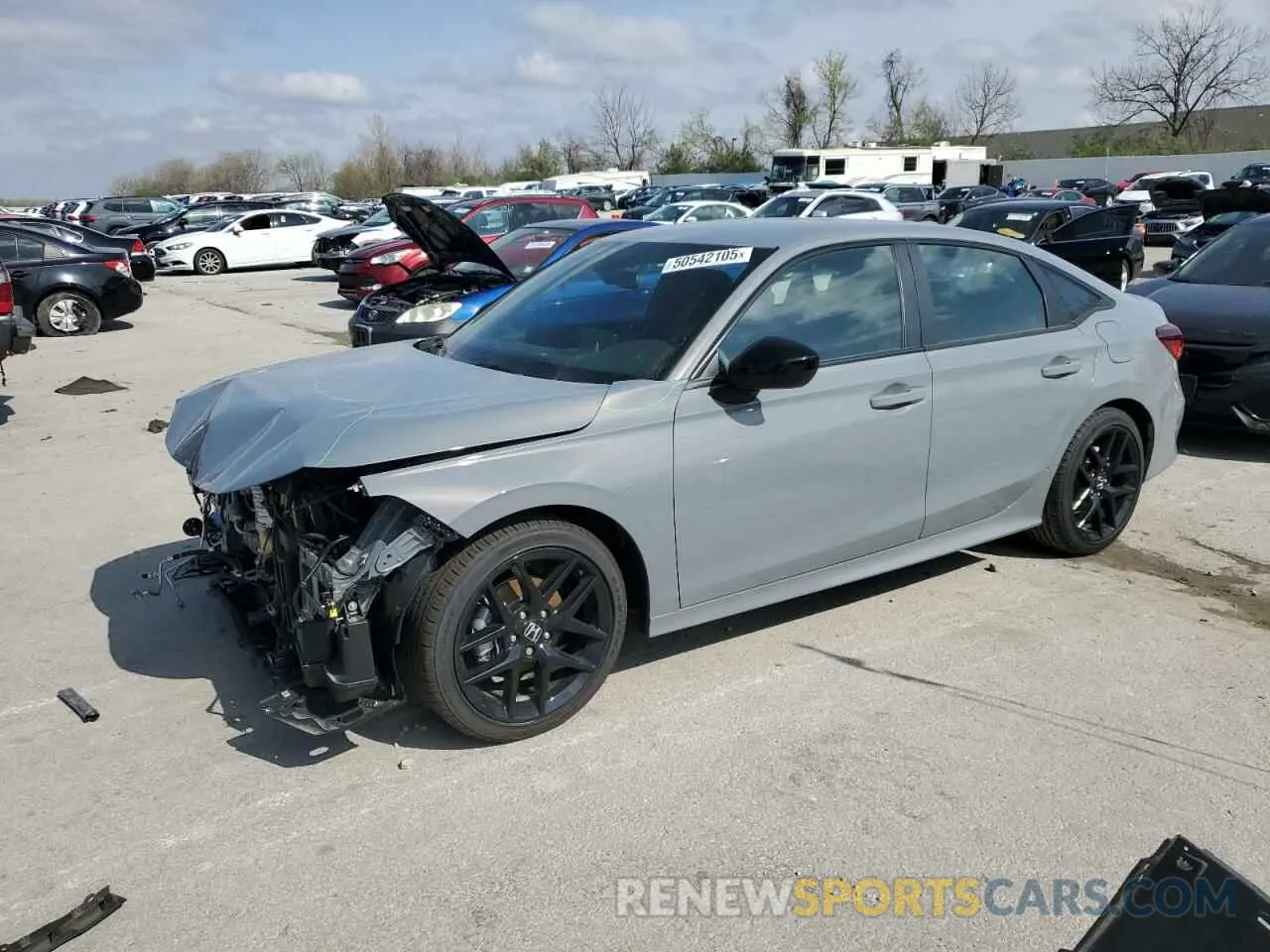 1 Photograph of a damaged car 2HGFE2F56SH553732 HONDA CIVIC 2025