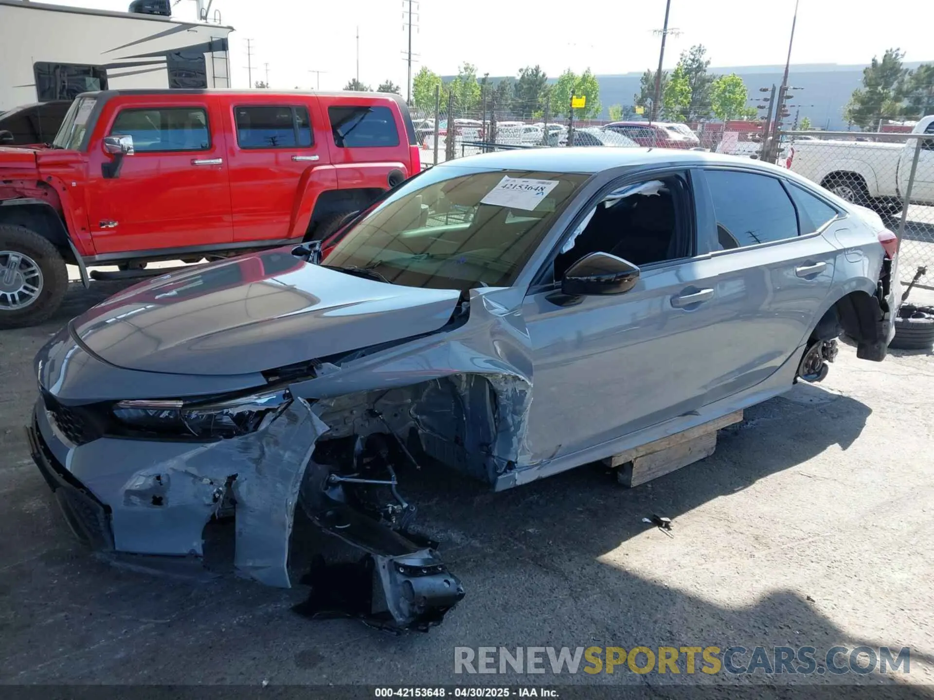 2 Photograph of a damaged car 2HGFE2F57SH504703 HONDA CIVIC 2025