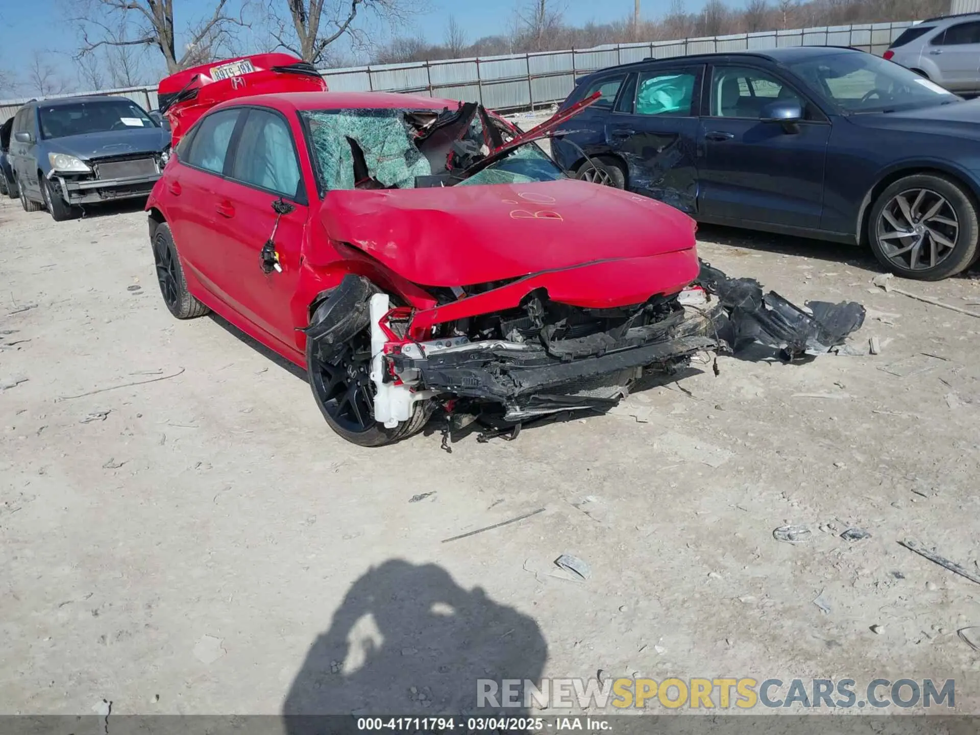 1 Photograph of a damaged car 2HGFE2F57SH515183 HONDA CIVIC 2025