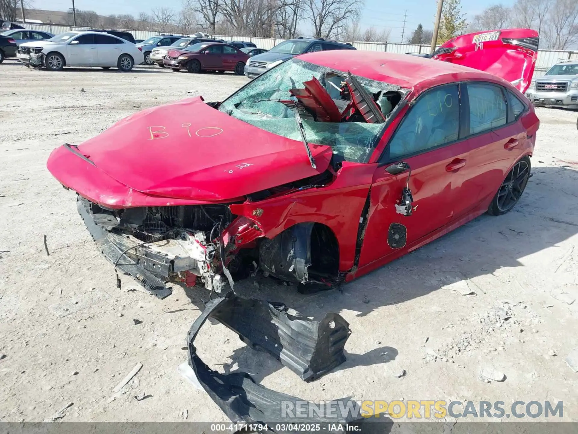2 Photograph of a damaged car 2HGFE2F57SH515183 HONDA CIVIC 2025