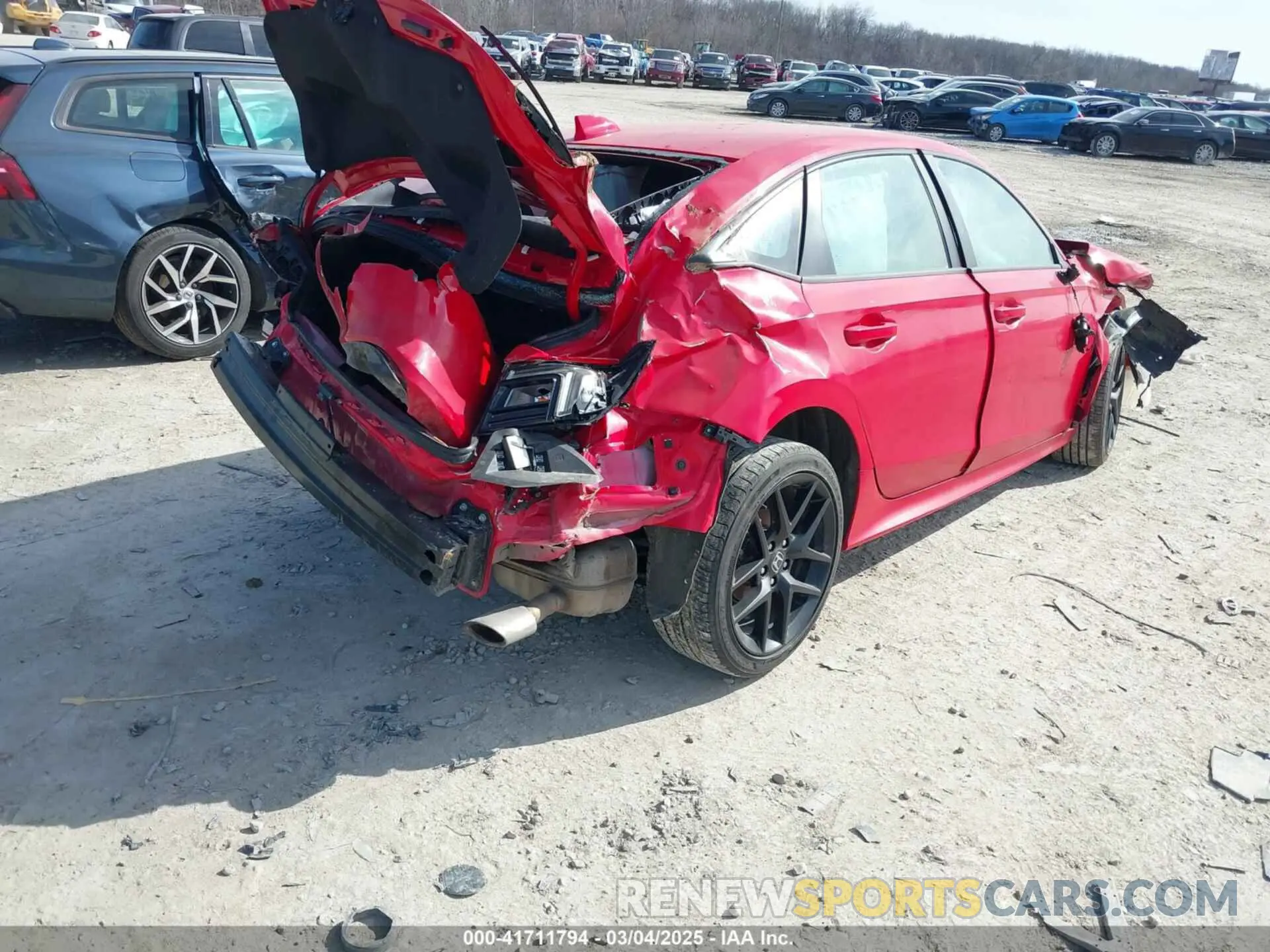 4 Photograph of a damaged car 2HGFE2F57SH515183 HONDA CIVIC 2025