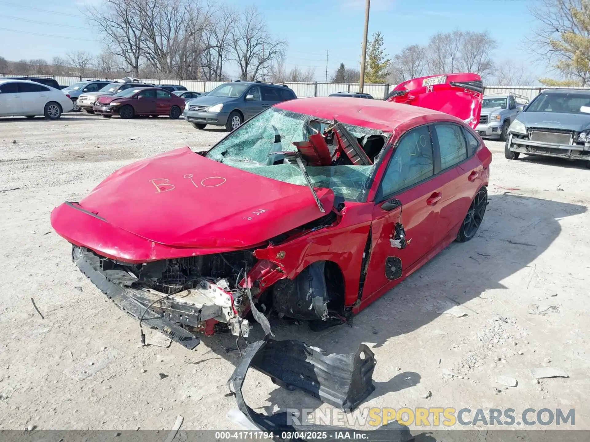 6 Photograph of a damaged car 2HGFE2F57SH515183 HONDA CIVIC 2025