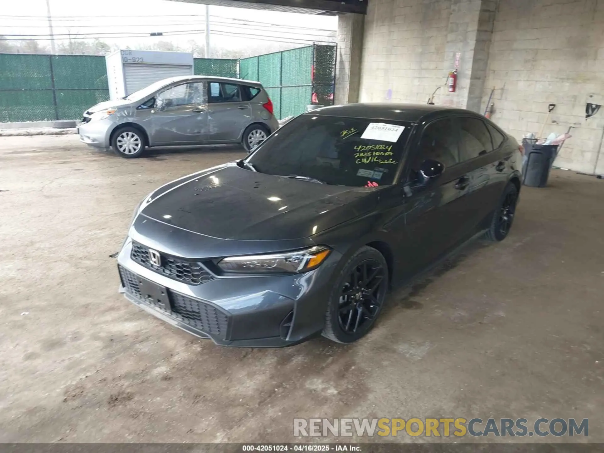 2 Photograph of a damaged car 2HGFE2F57SH524448 HONDA CIVIC 2025