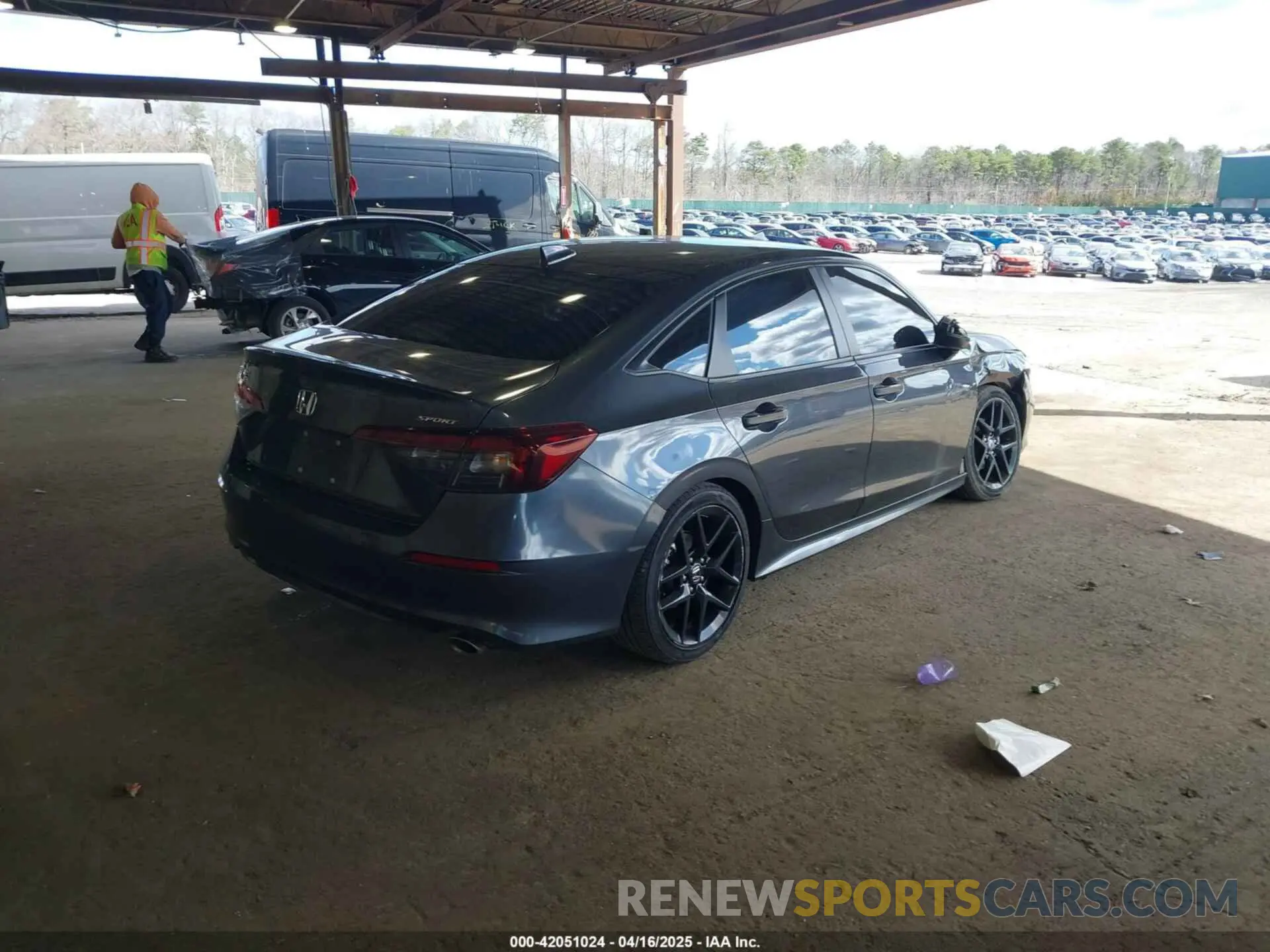 4 Photograph of a damaged car 2HGFE2F57SH524448 HONDA CIVIC 2025