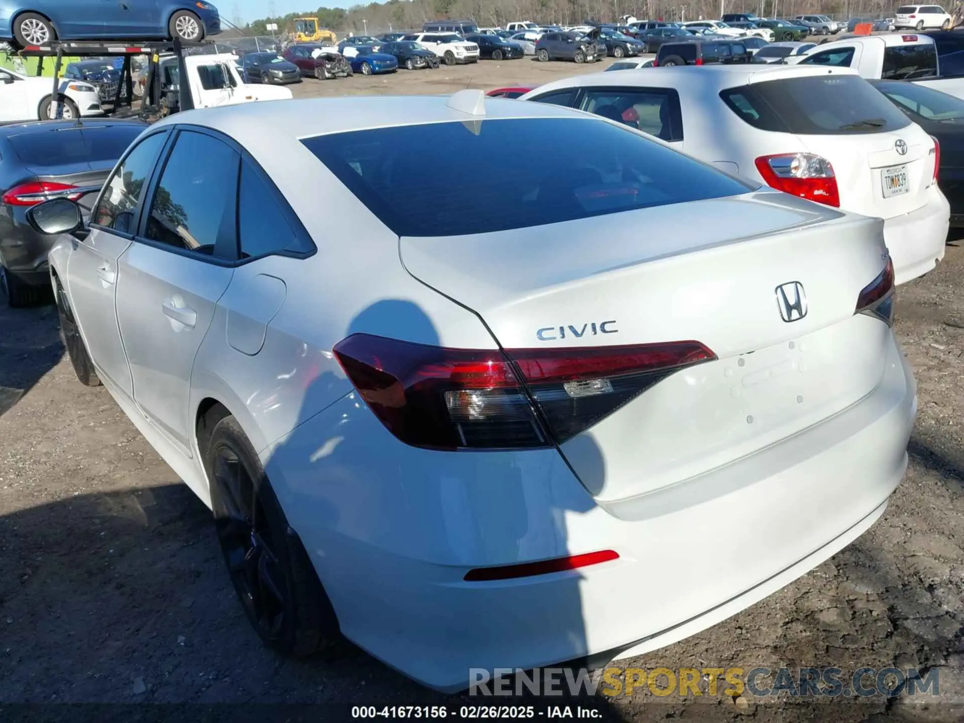 3 Photograph of a damaged car 2HGFE2F57SH543226 HONDA CIVIC 2025