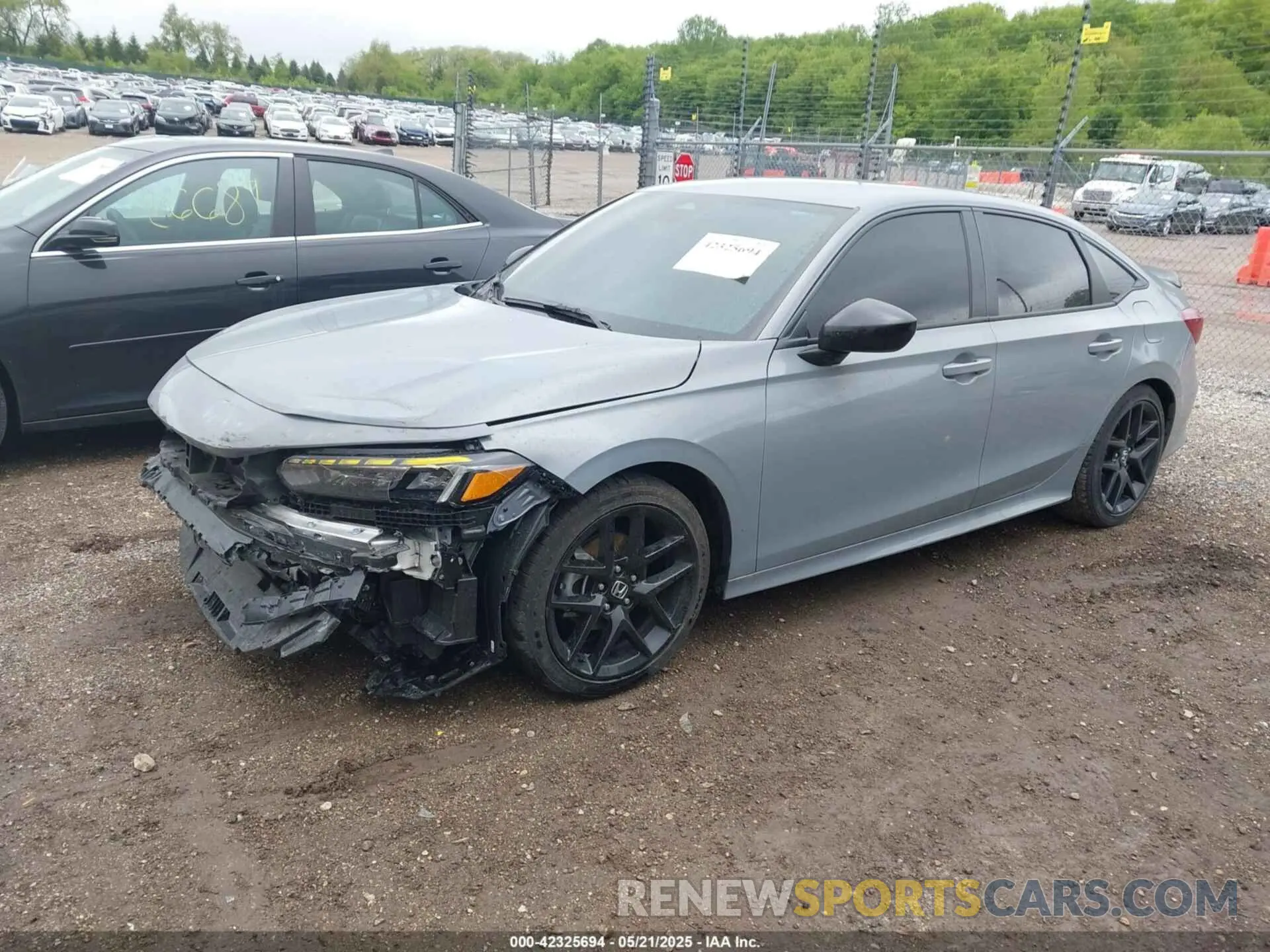2 Photograph of a damaged car 2HGFE2F57SH545865 HONDA CIVIC 2025