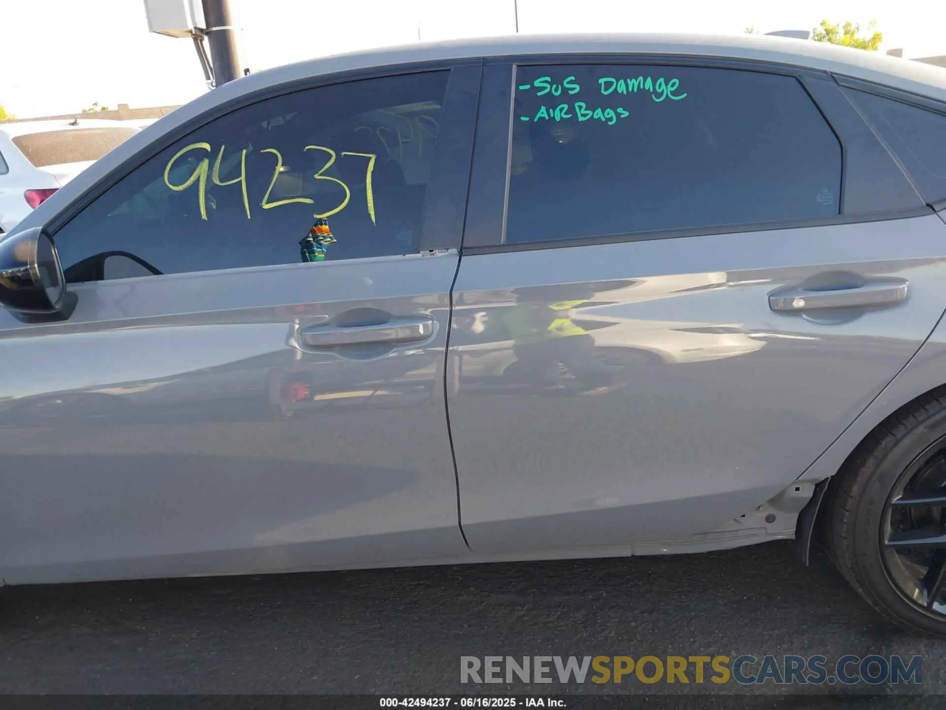 15 Photograph of a damaged car 2HGFE2F57SH548751 HONDA CIVIC 2025