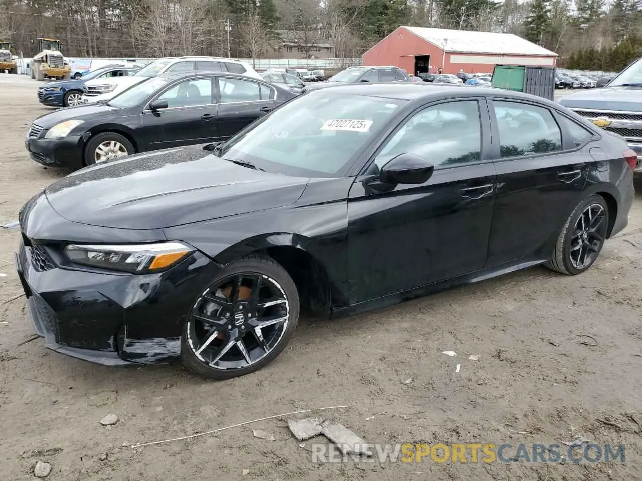 1 Photograph of a damaged car 2HGFE2F57SH552315 HONDA CIVIC 2025