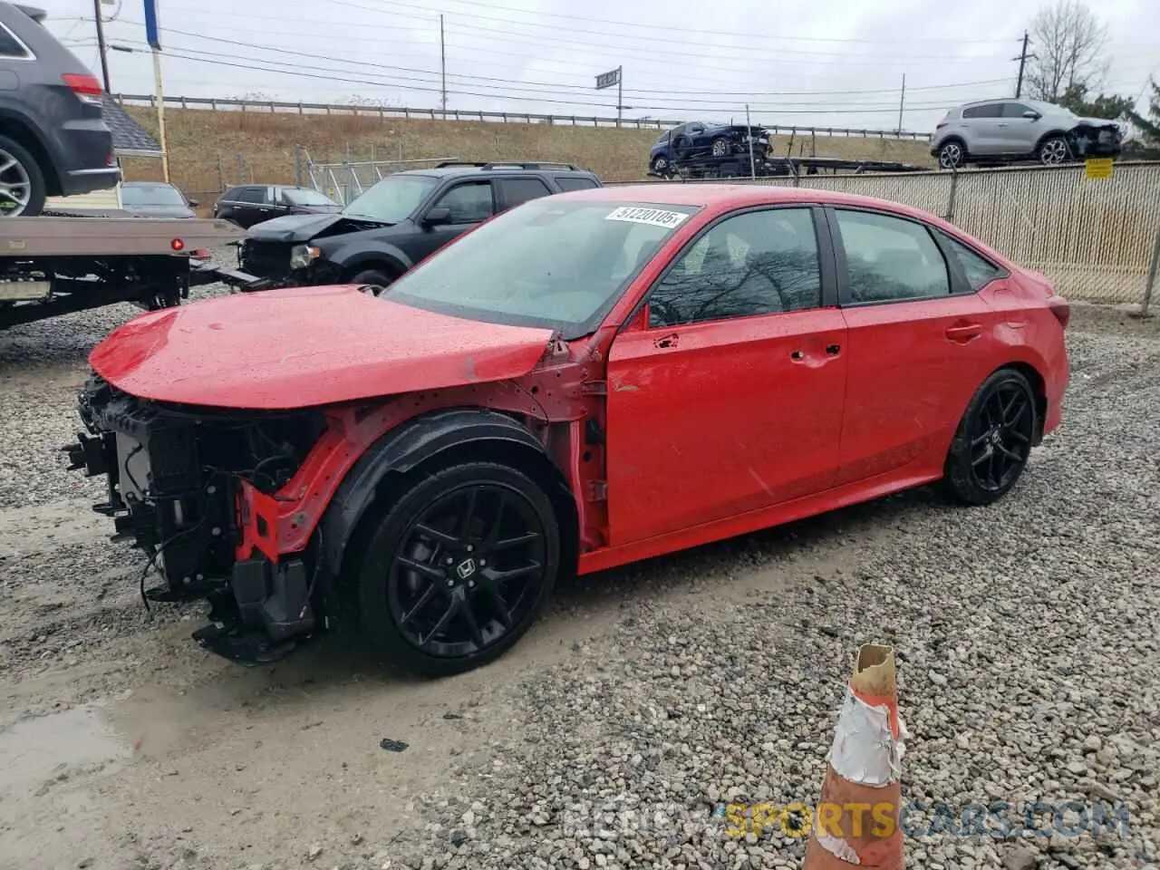 1 Photograph of a damaged car 2HGFE2F57SH552587 HONDA CIVIC 2025