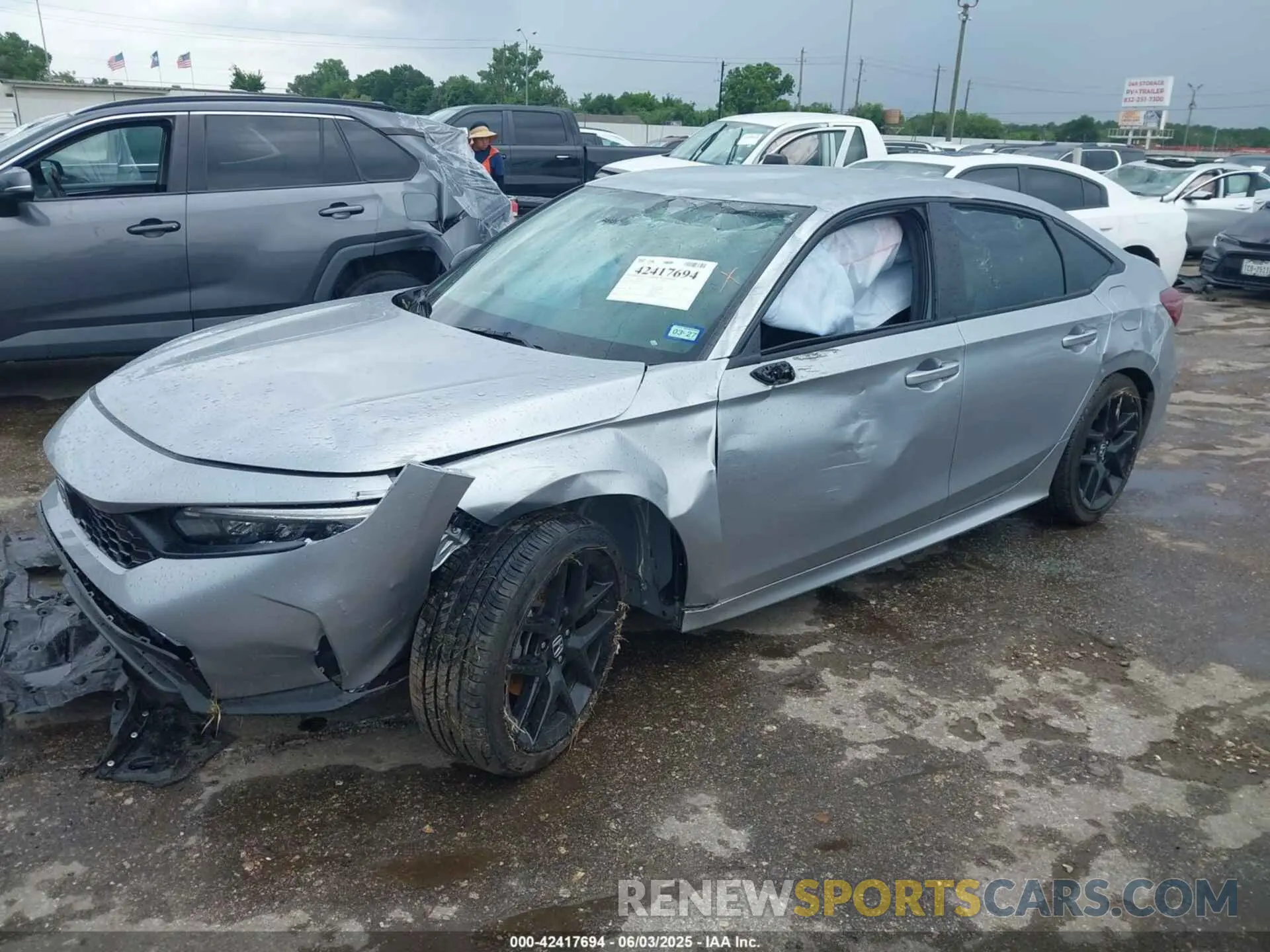 2 Photograph of a damaged car 2HGFE2F57SH569731 HONDA CIVIC 2025