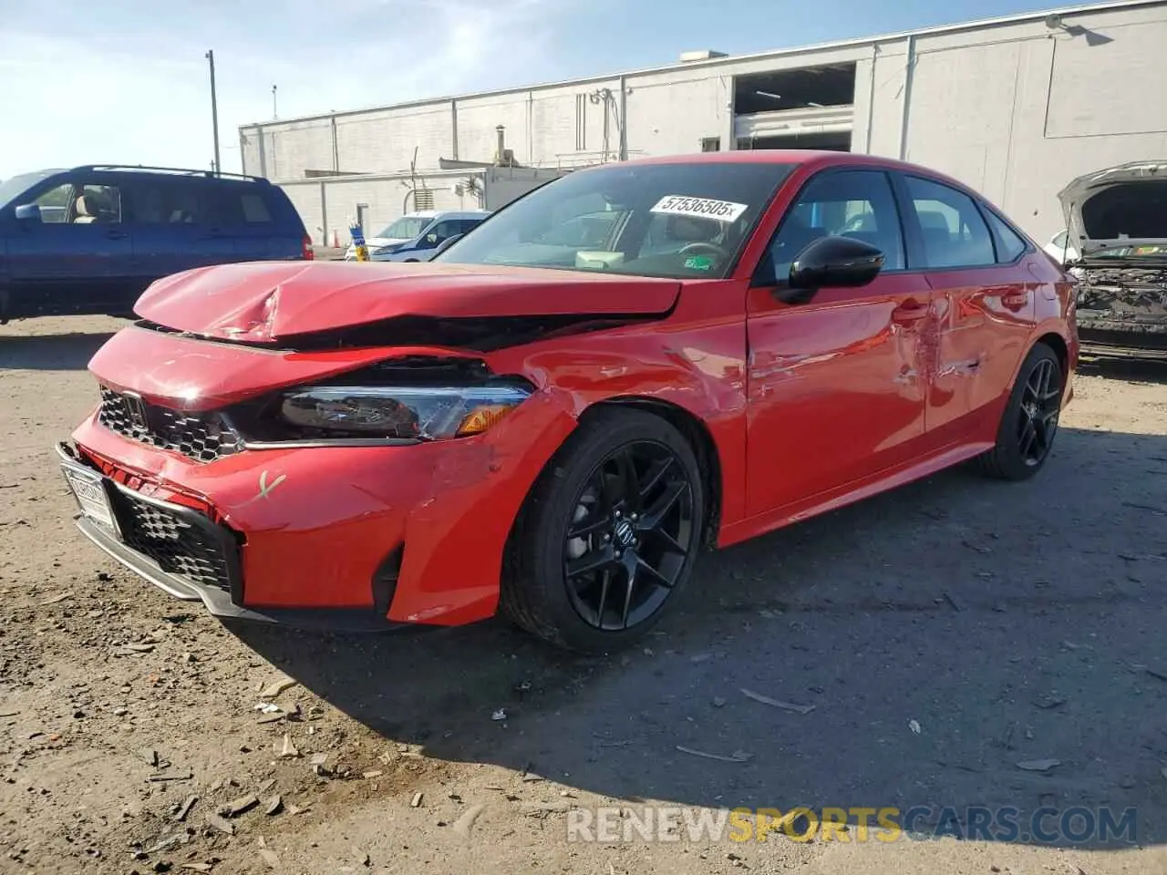 1 Photograph of a damaged car 2HGFE2F57SH575478 HONDA CIVIC 2025