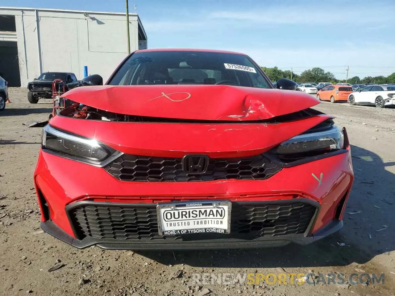 5 Photograph of a damaged car 2HGFE2F57SH575478 HONDA CIVIC 2025