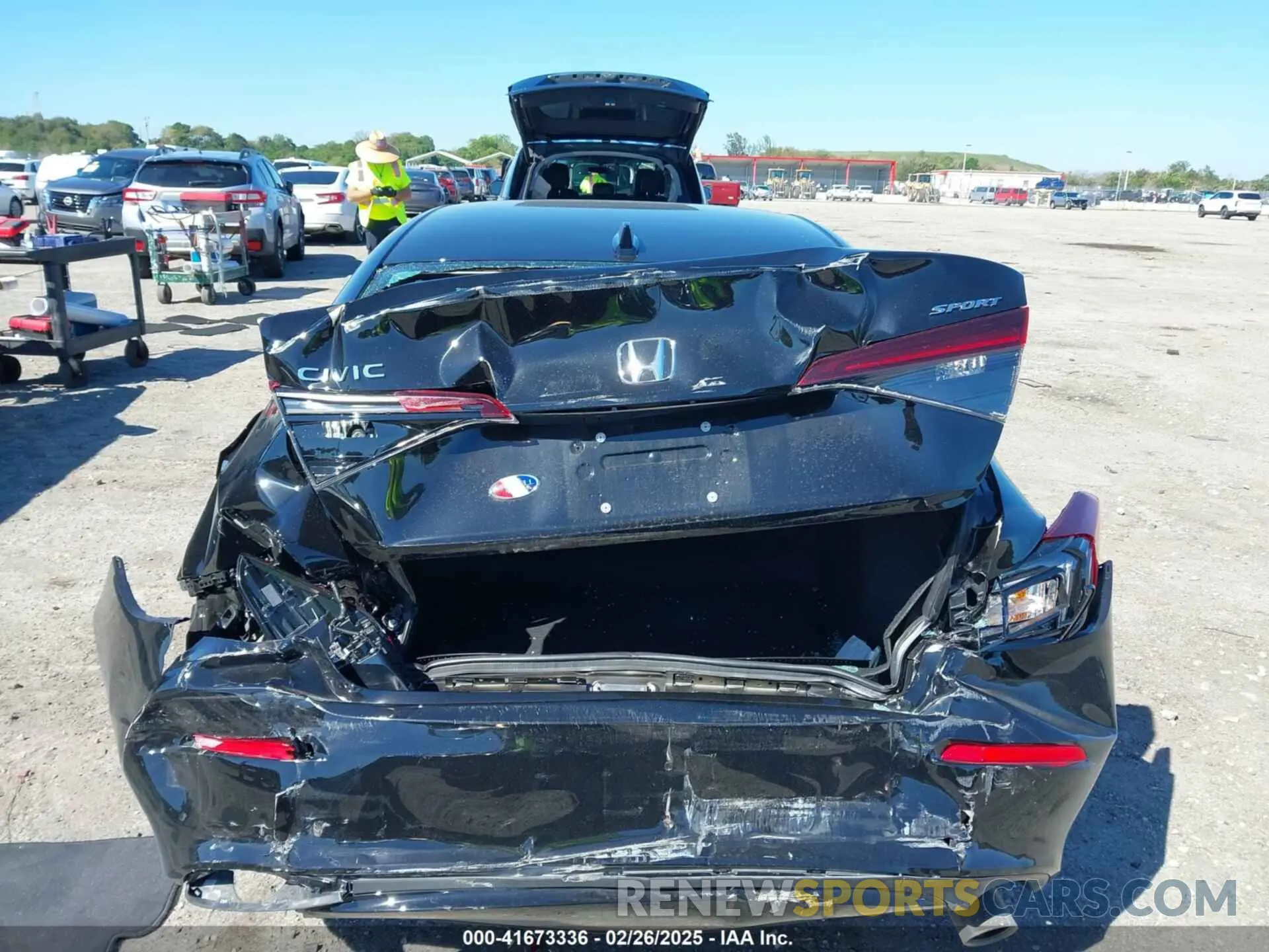 16 Photograph of a damaged car 2HGFE2F58SH501695 HONDA CIVIC 2025