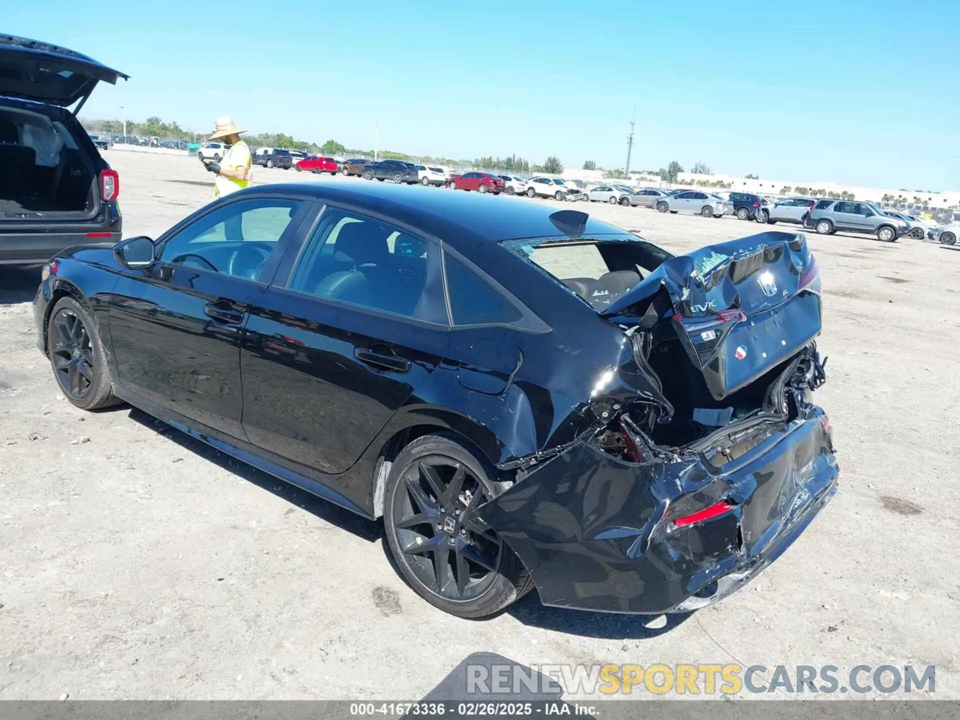 3 Photograph of a damaged car 2HGFE2F58SH501695 HONDA CIVIC 2025