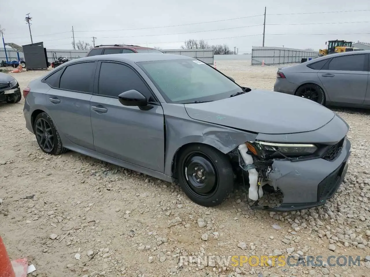 4 Photograph of a damaged car 2HGFE2F58SH507528 HONDA CIVIC 2025