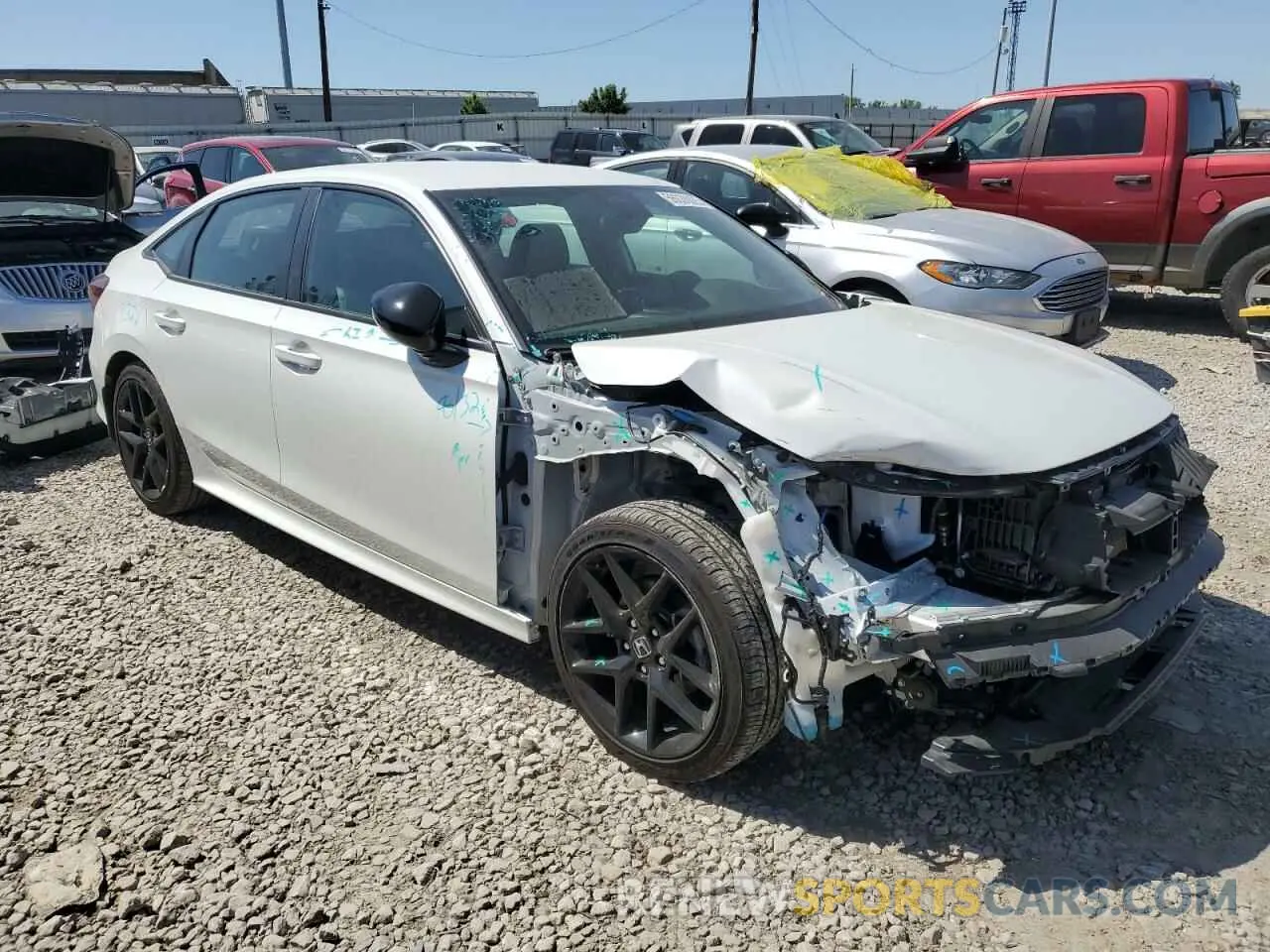 4 Photograph of a damaged car 2HGFE2F58SH512292 HONDA CIVIC 2025