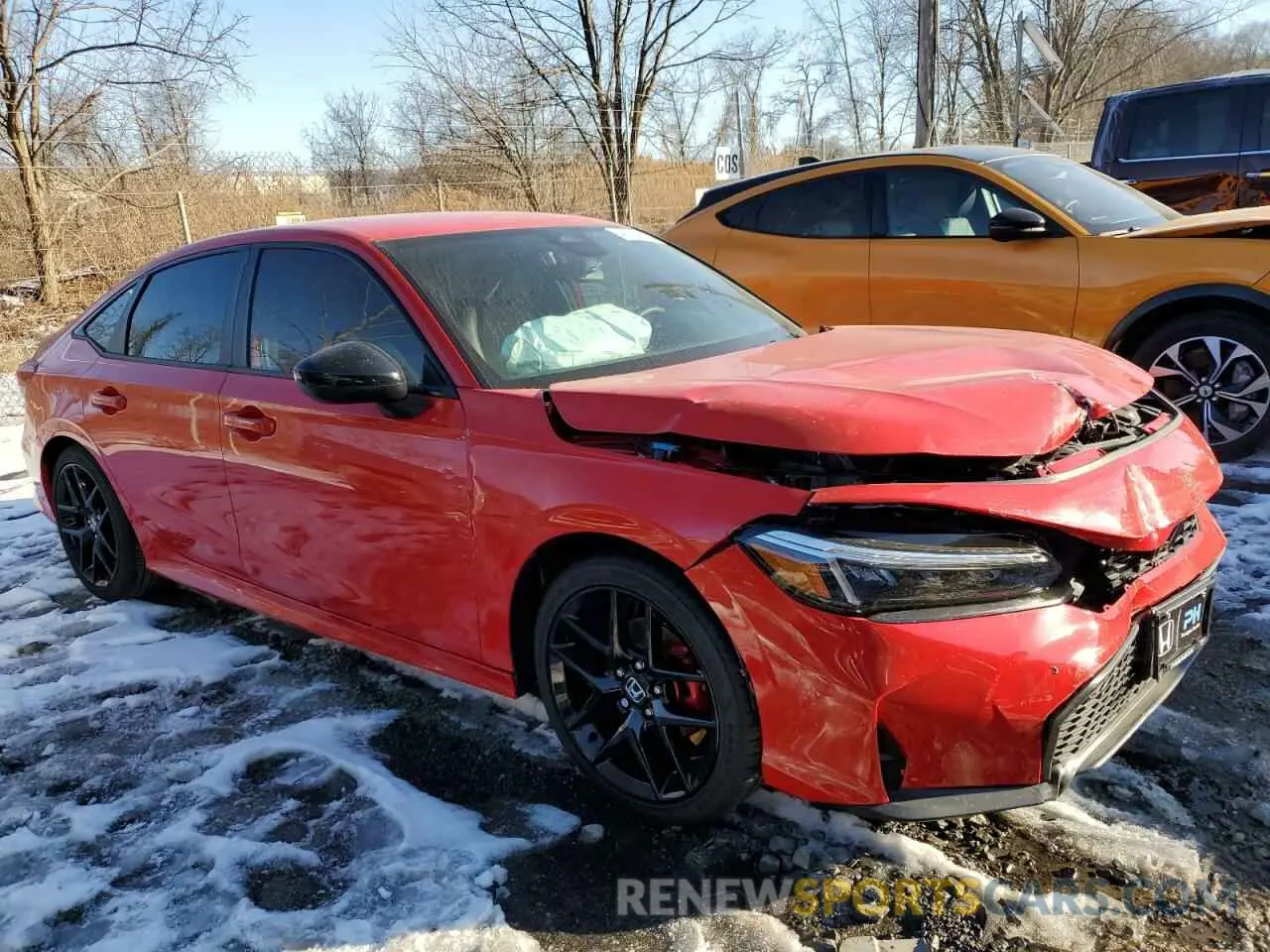 4 Photograph of a damaged car 2HGFE2F58SH513555 HONDA CIVIC 2025
