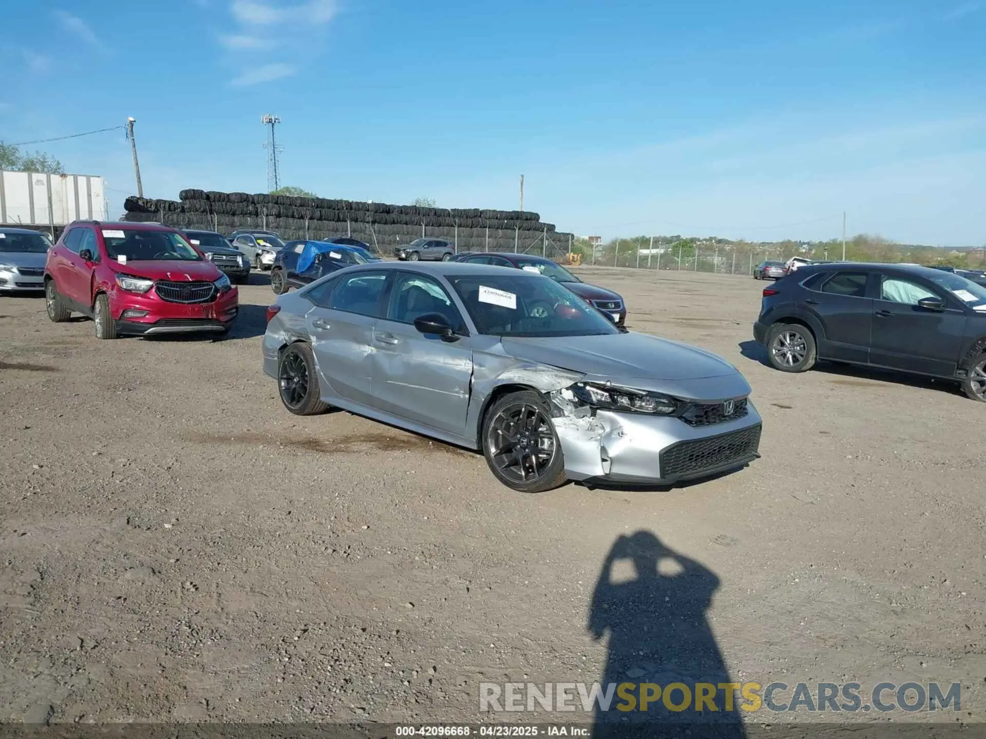 1 Photograph of a damaged car 2HGFE2F58SH517346 HONDA CIVIC 2025
