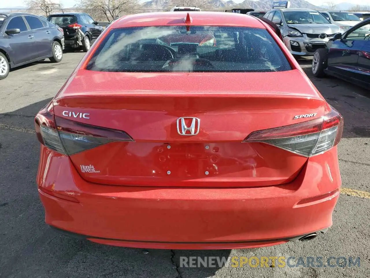 6 Photograph of a damaged car 2HGFE2F58SH528671 HONDA CIVIC 2025