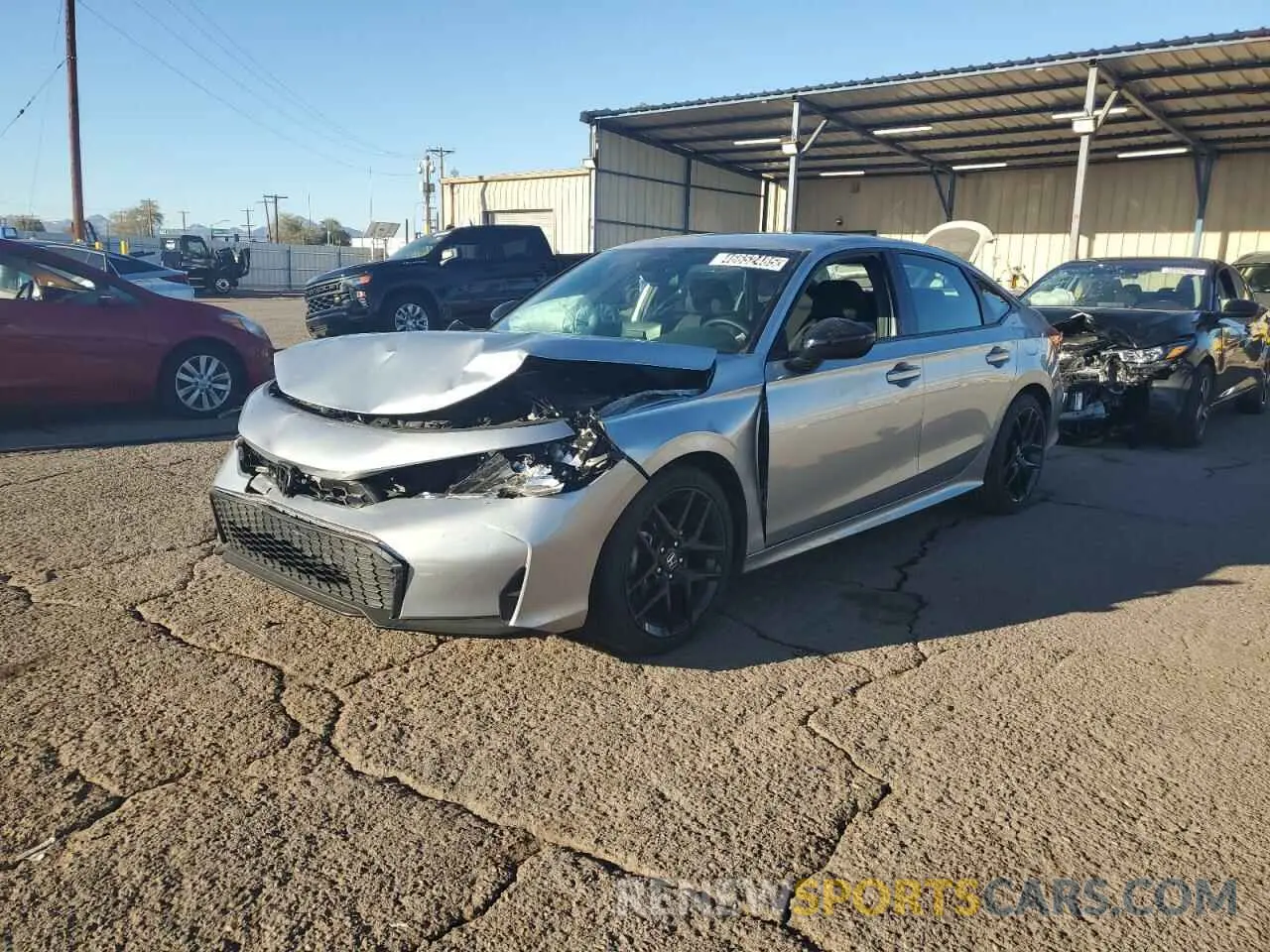1 Photograph of a damaged car 2HGFE2F58SH554901 HONDA CIVIC 2025