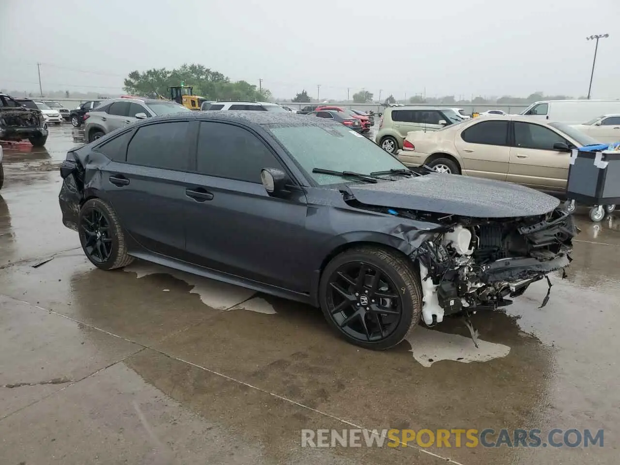 4 Photograph of a damaged car 2HGFE2F58SH566174 HONDA CIVIC 2025