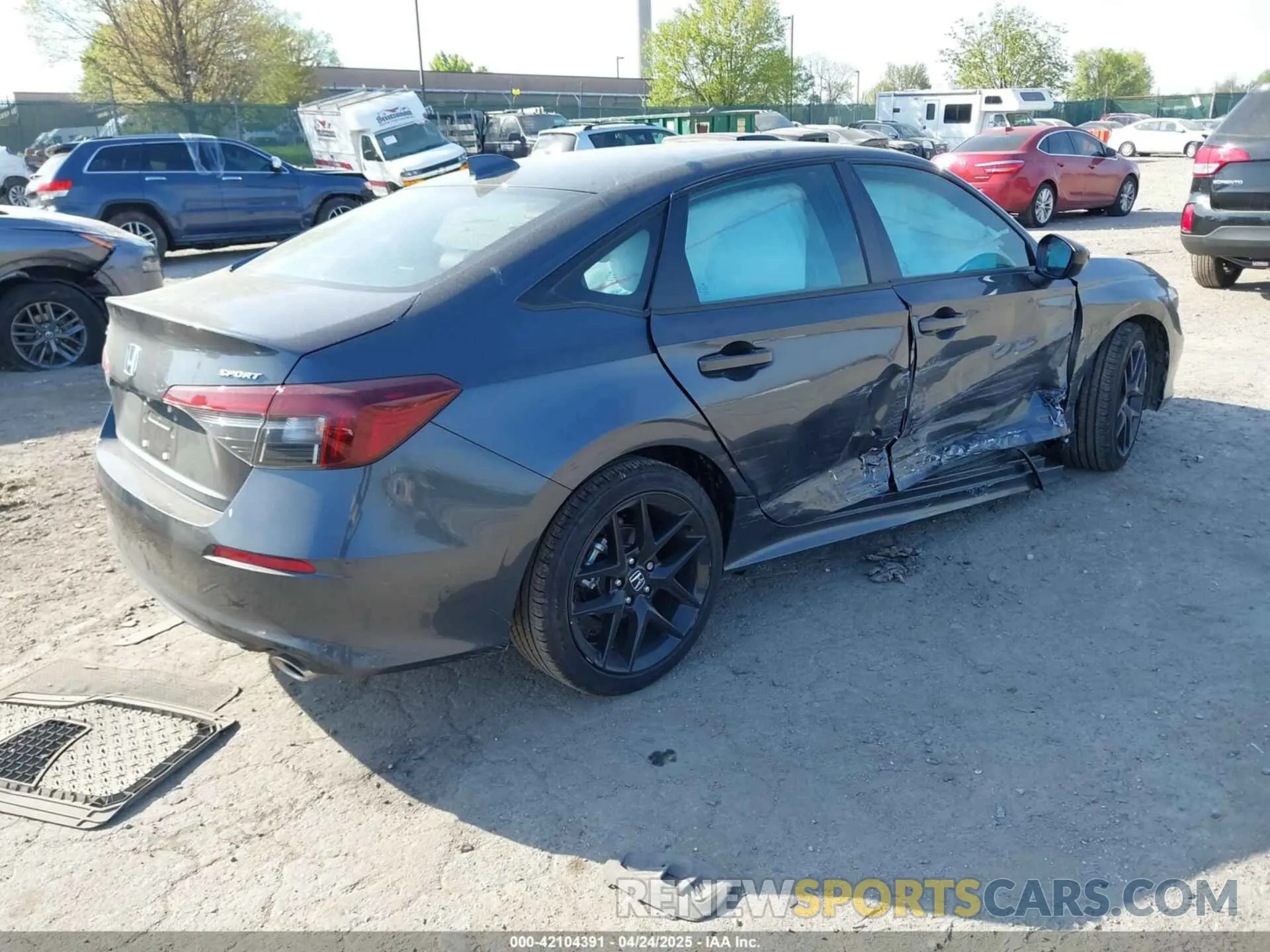 4 Photograph of a damaged car 2HGFE2F58SH572993 HONDA CIVIC 2025