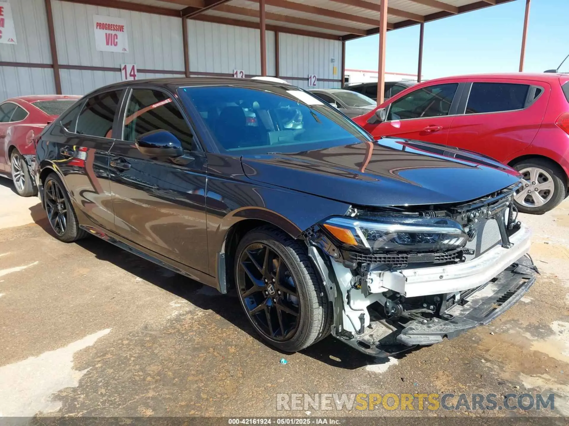 1 Photograph of a damaged car 2HGFE2F58SH581872 HONDA CIVIC 2025
