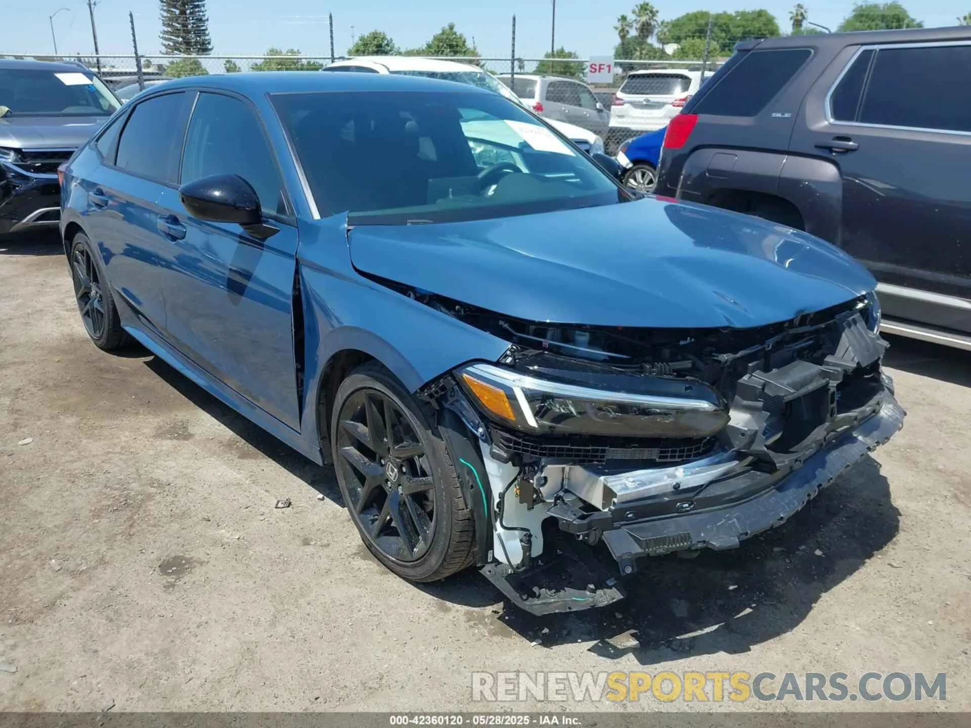 1 Photograph of a damaged car 2HGFE2F58SH582780 HONDA CIVIC 2025