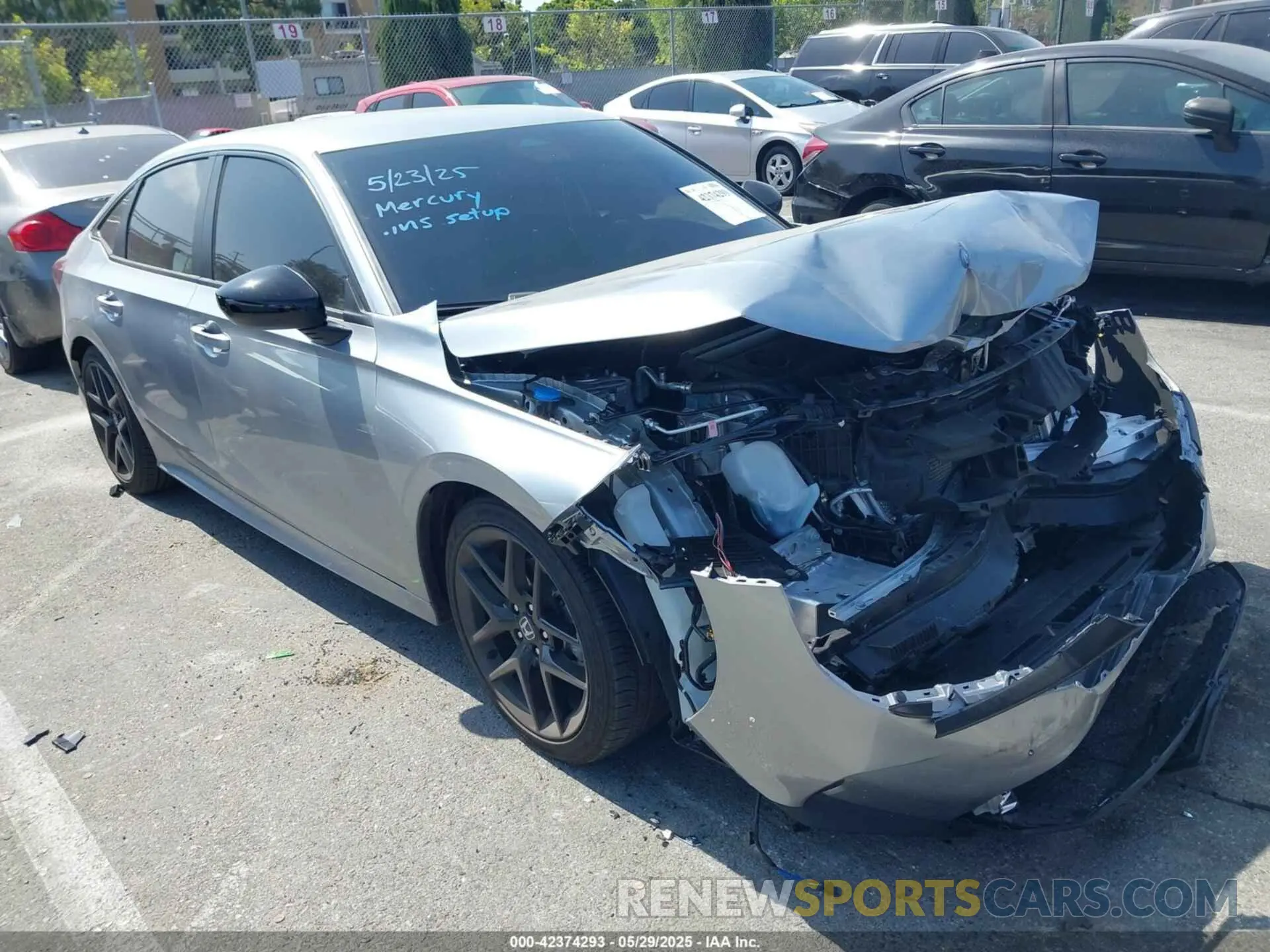 1 Photograph of a damaged car 2HGFE2F58SH583282 HONDA CIVIC 2025