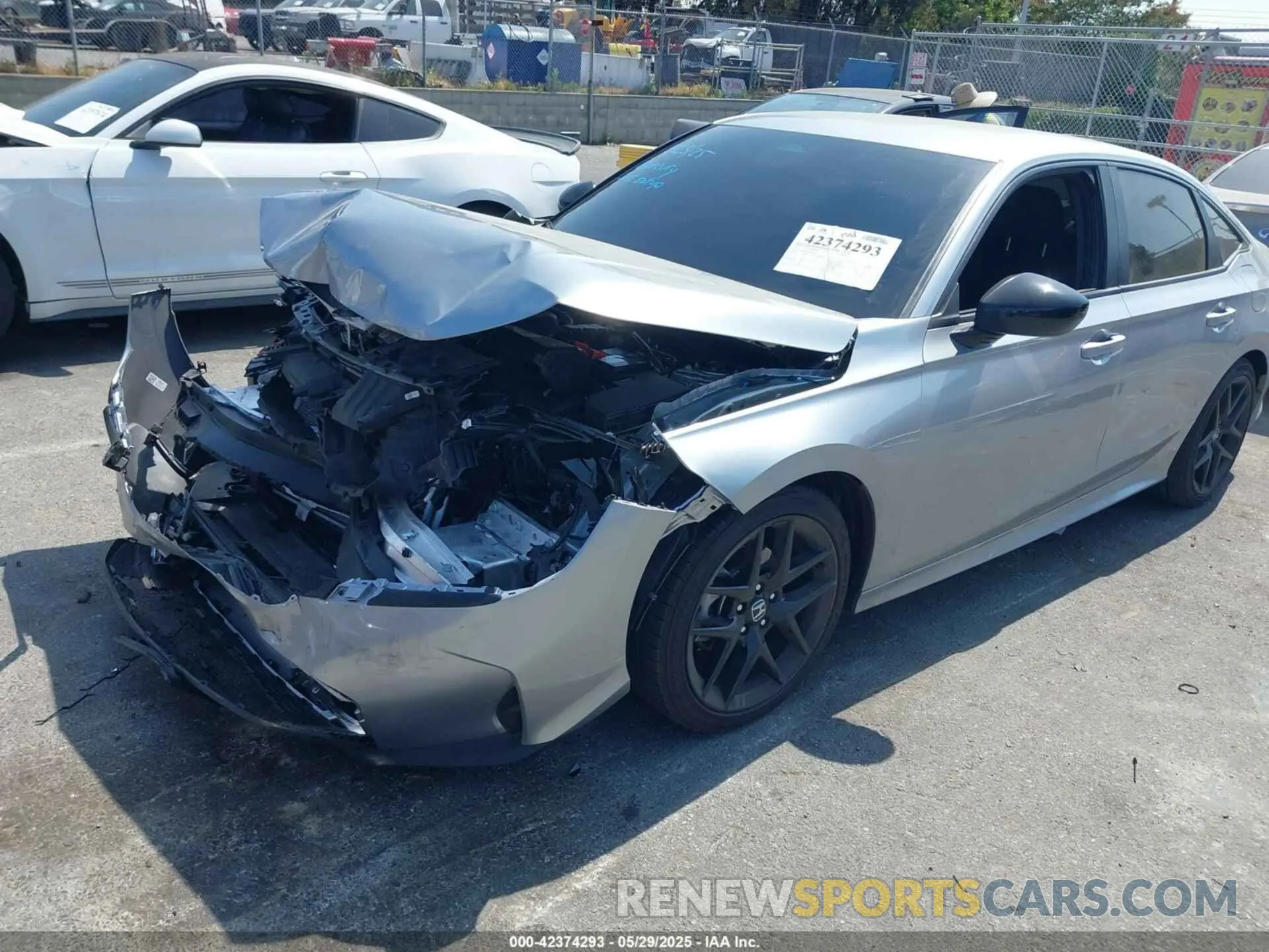 2 Photograph of a damaged car 2HGFE2F58SH583282 HONDA CIVIC 2025