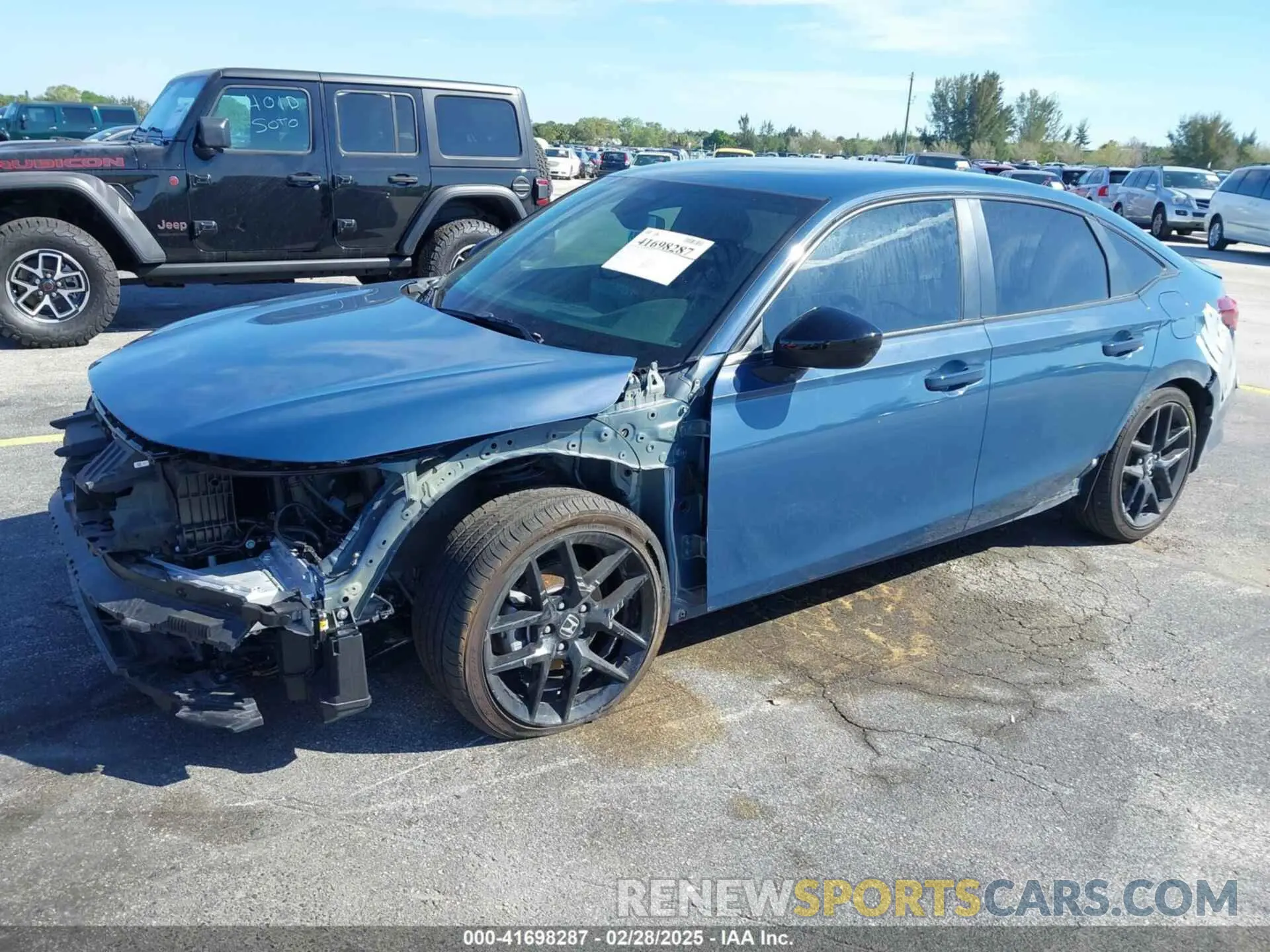 2 Photograph of a damaged car 2HGFE2F59SH530459 HONDA CIVIC 2025