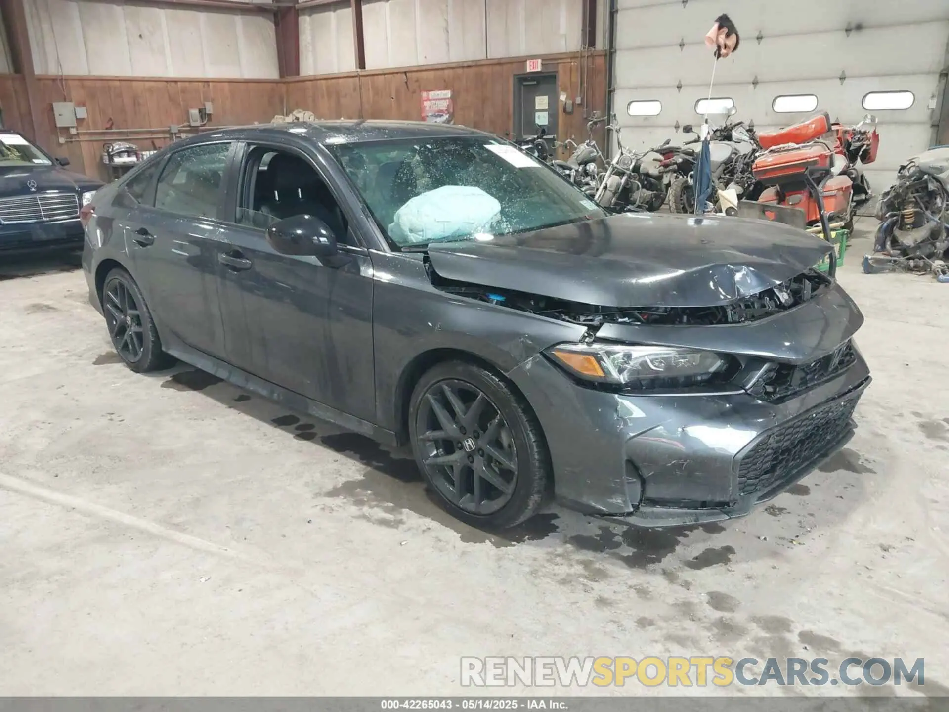 1 Photograph of a damaged car 2HGFE2F59SH530817 HONDA CIVIC 2025