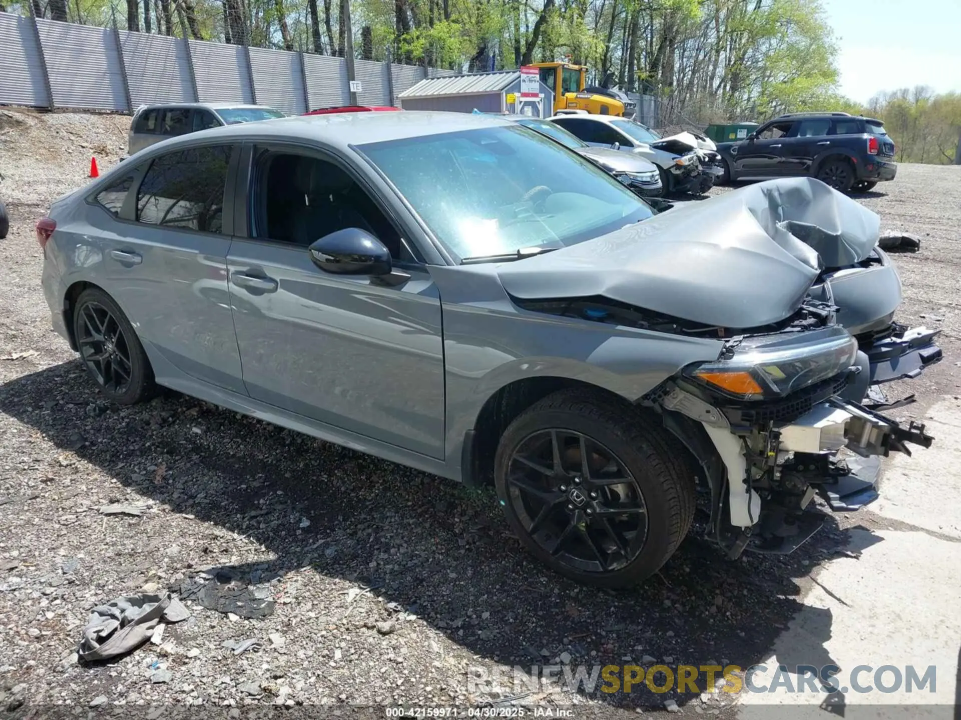 1 Photograph of a damaged car 2HGFE2F59SH532793 HONDA CIVIC 2025