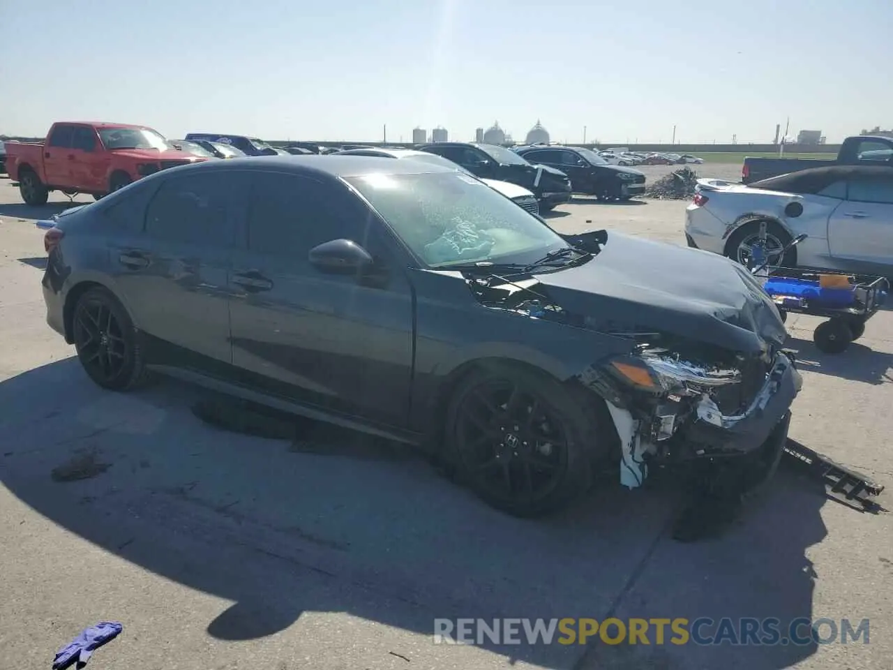 4 Photograph of a damaged car 2HGFE2F59SH539467 HONDA CIVIC 2025