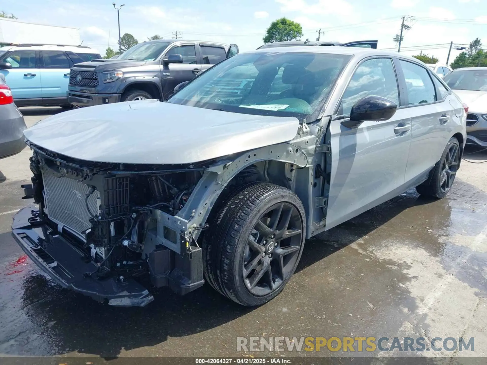 2 Photograph of a damaged car 2HGFE2F59SH542403 HONDA CIVIC 2025