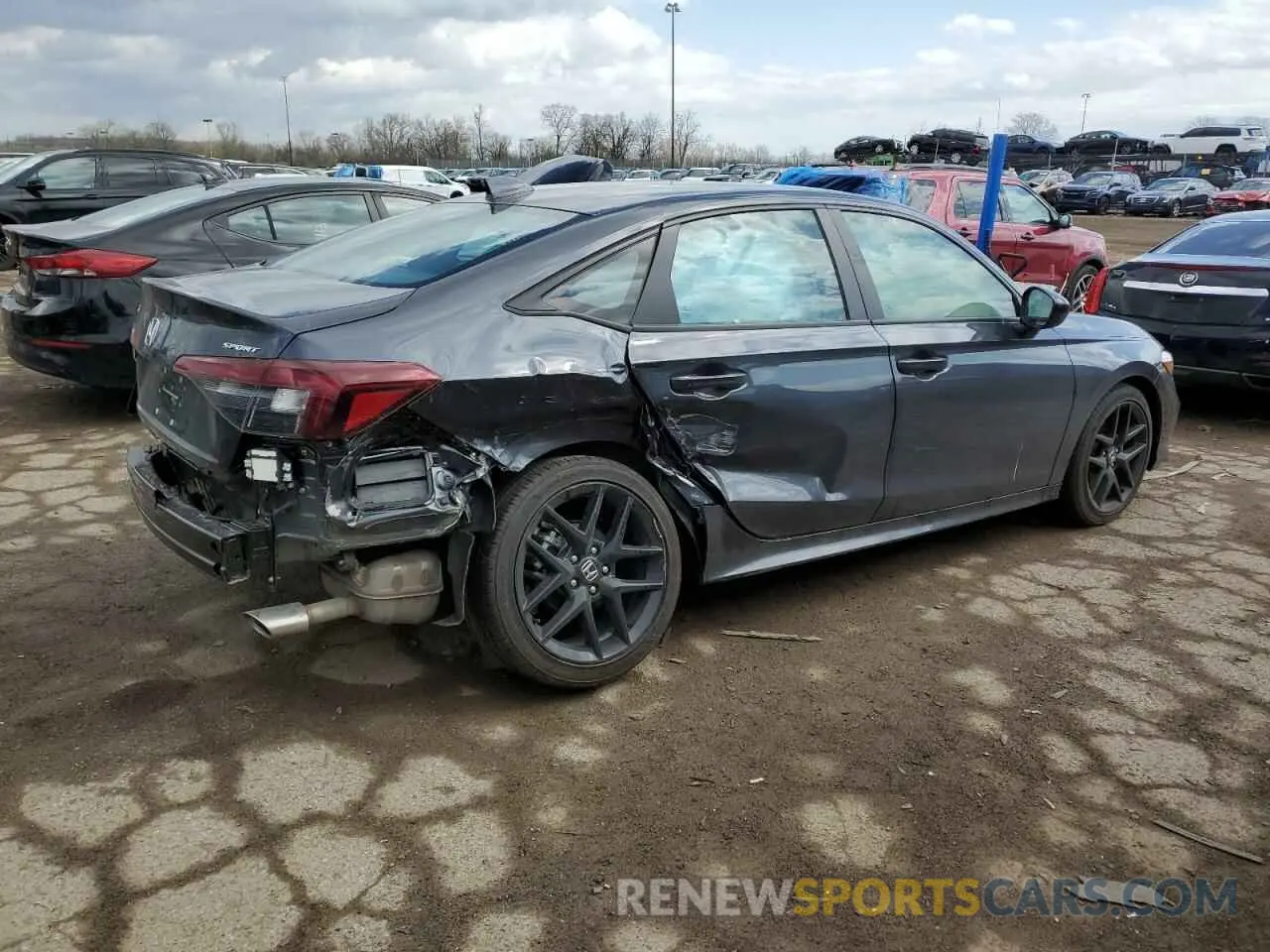 3 Photograph of a damaged car 2HGFE2F59SH570749 HONDA CIVIC 2025