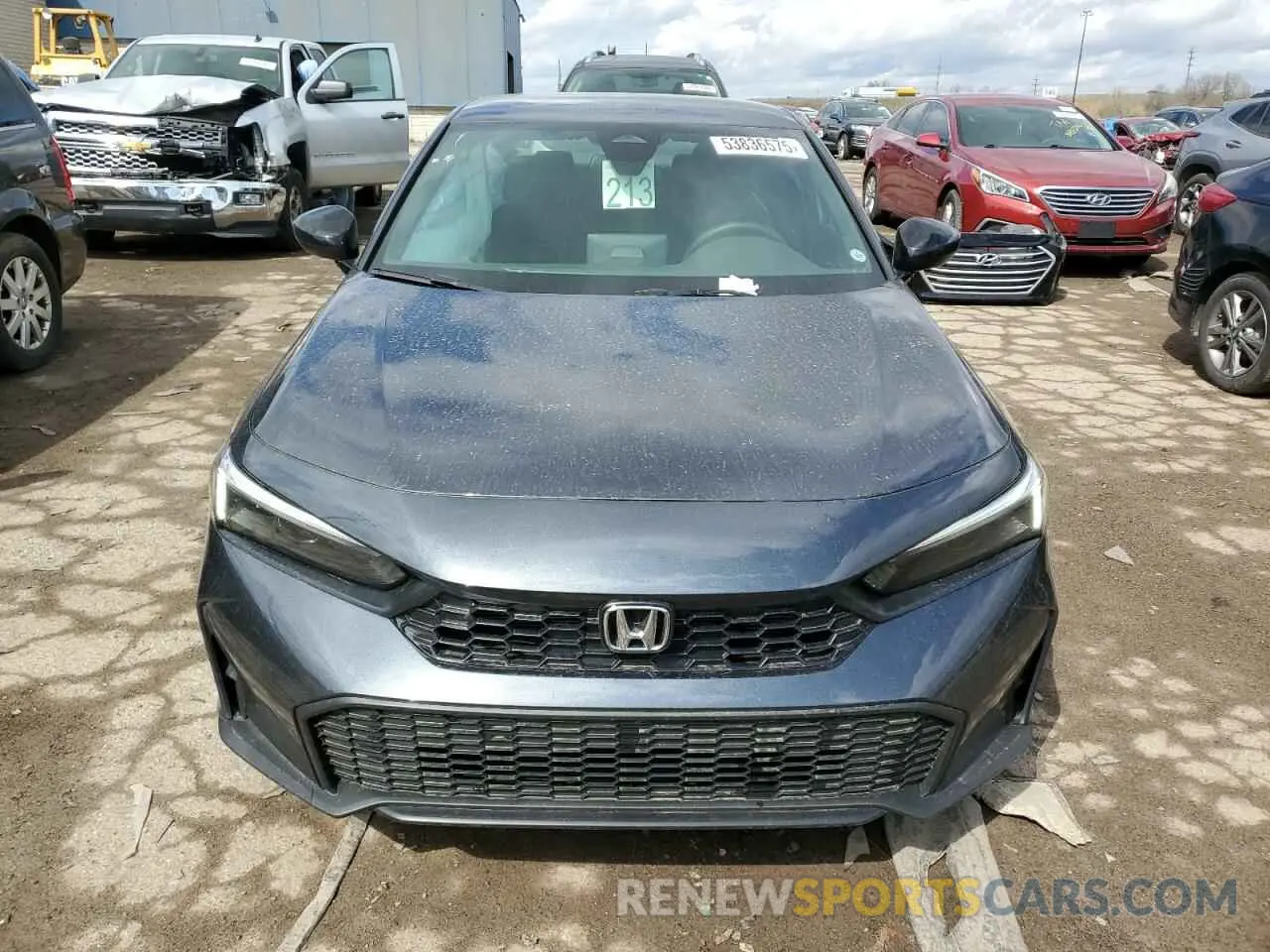 5 Photograph of a damaged car 2HGFE2F59SH570749 HONDA CIVIC 2025