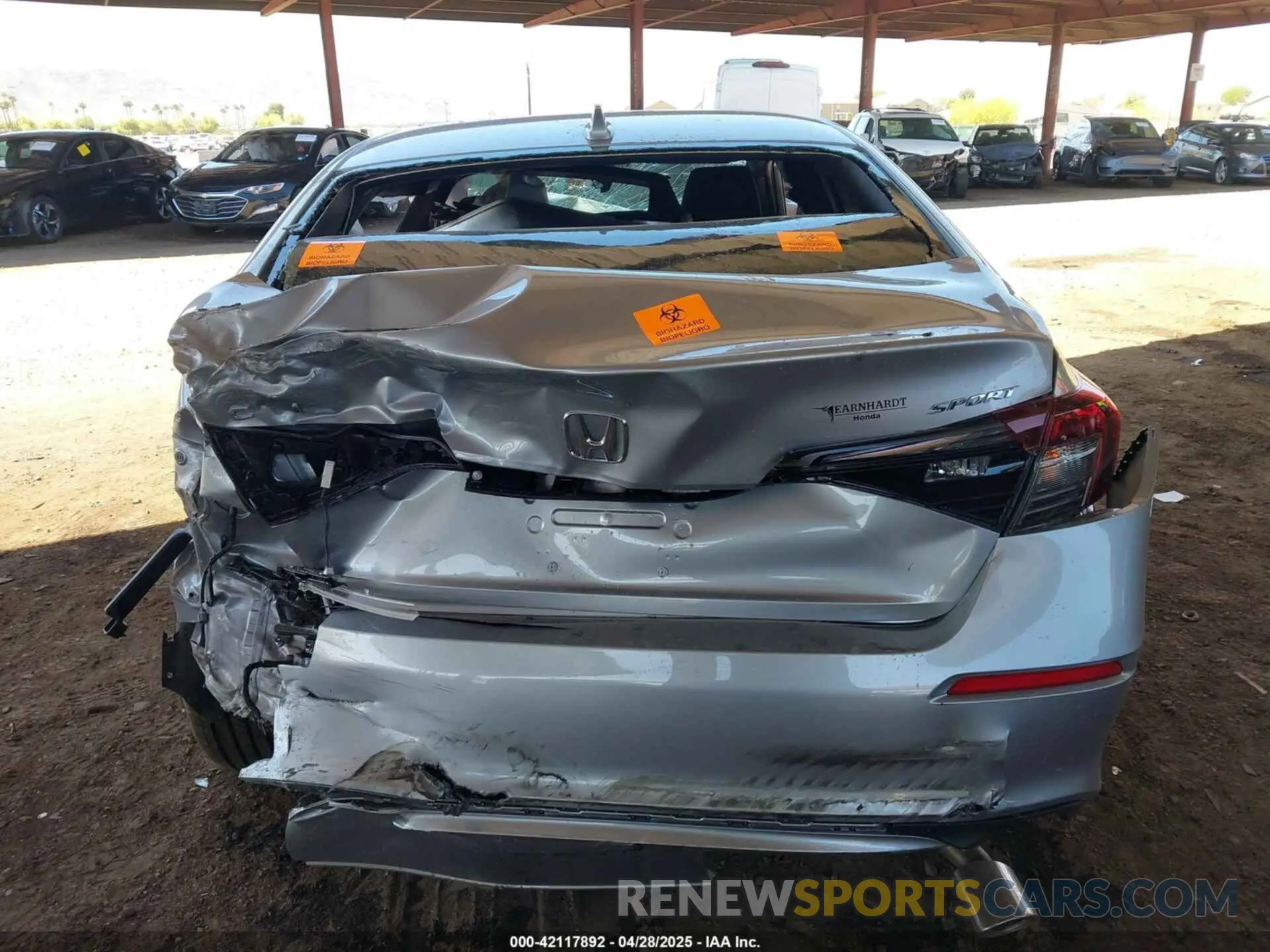 14 Photograph of a damaged car 2HGFE2F59SH580567 HONDA CIVIC 2025