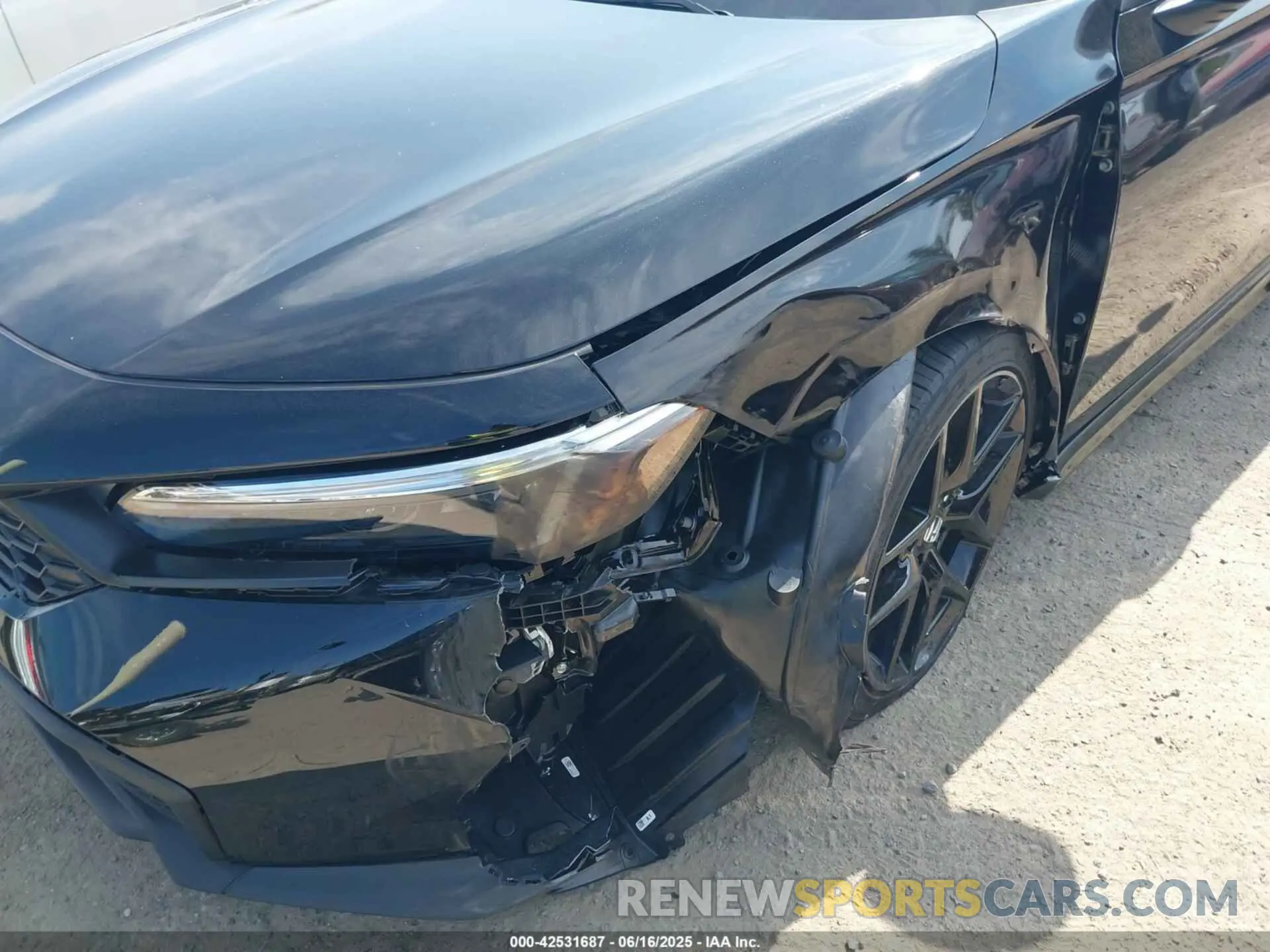 6 Photograph of a damaged car 2HGFE2F59SH600736 HONDA CIVIC 2025