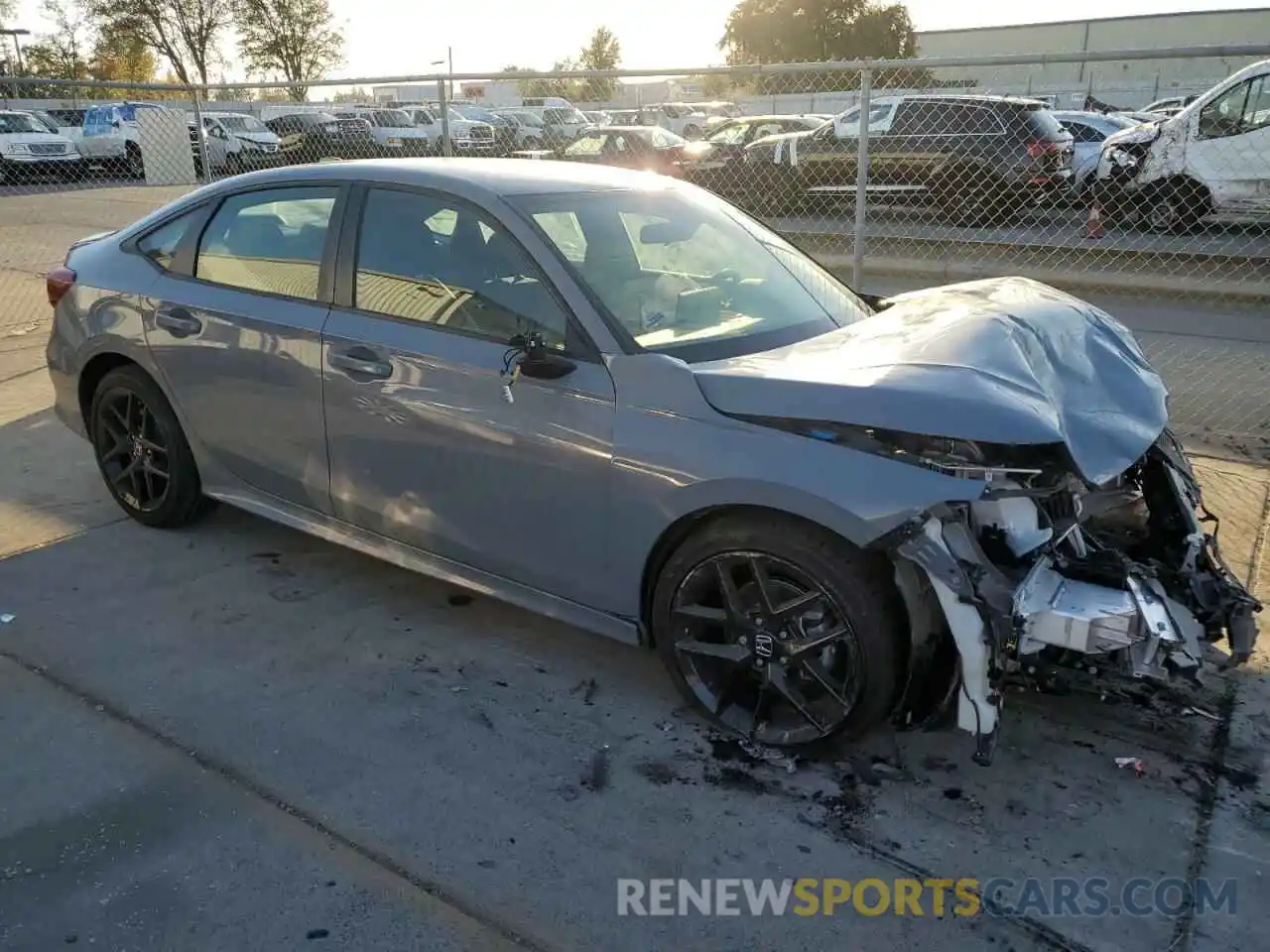 4 Photograph of a damaged car 2HGFE2F5XSH507935 HONDA CIVIC 2025