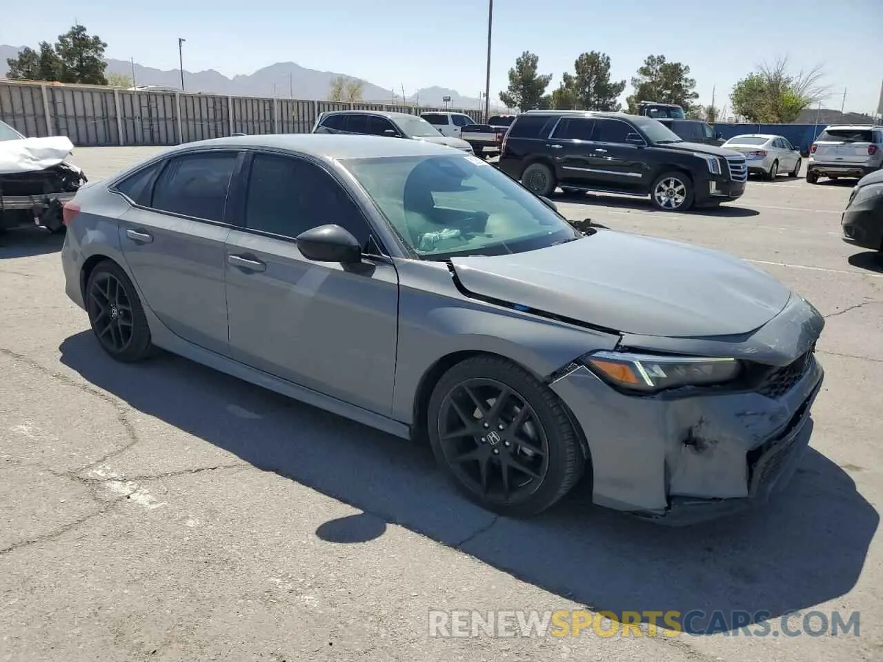 4 Photograph of a damaged car 2HGFE2F5XSH509264 HONDA CIVIC 2025