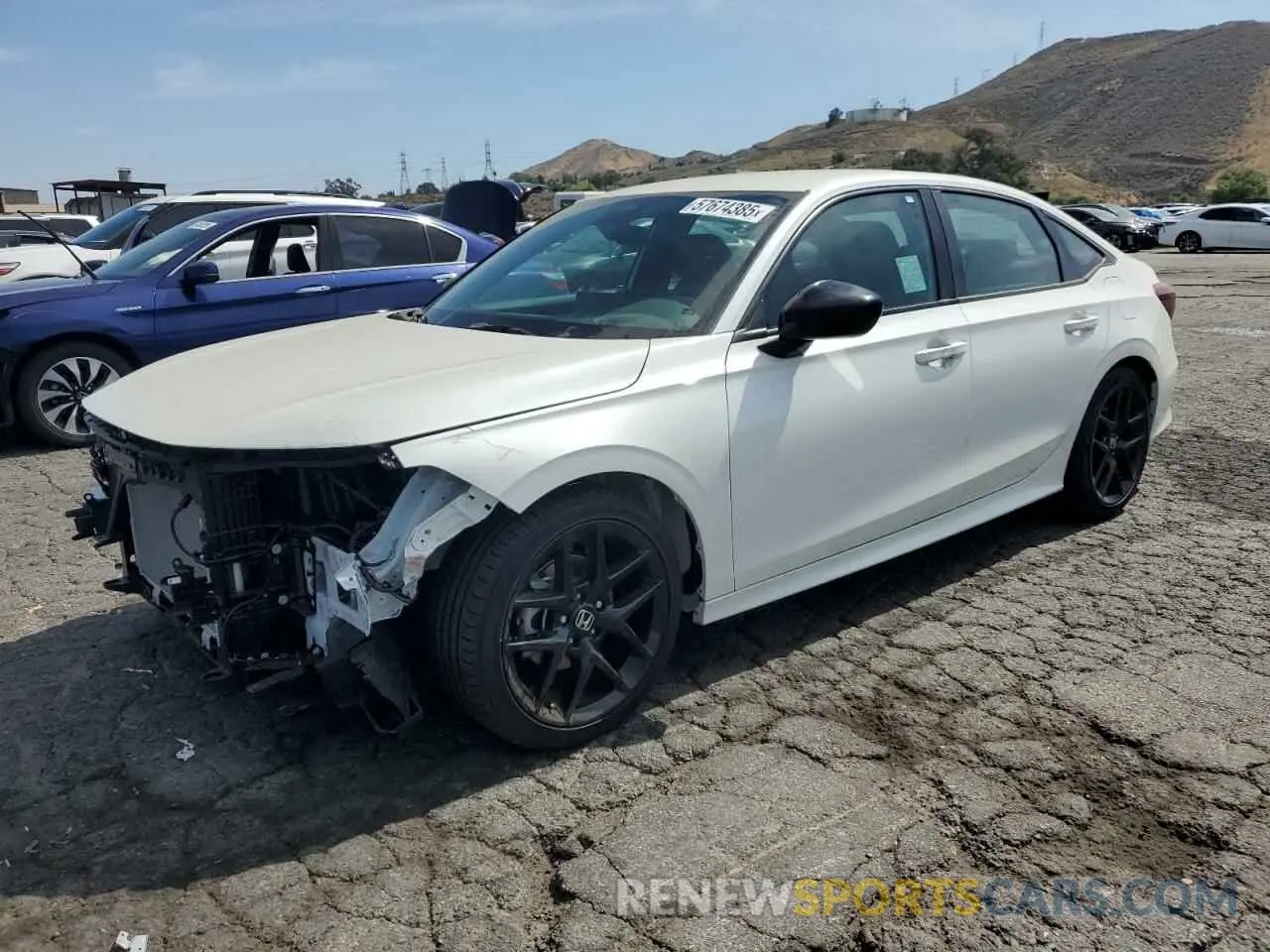 1 Photograph of a damaged car 2HGFE2F5XSH513833 HONDA CIVIC 2025