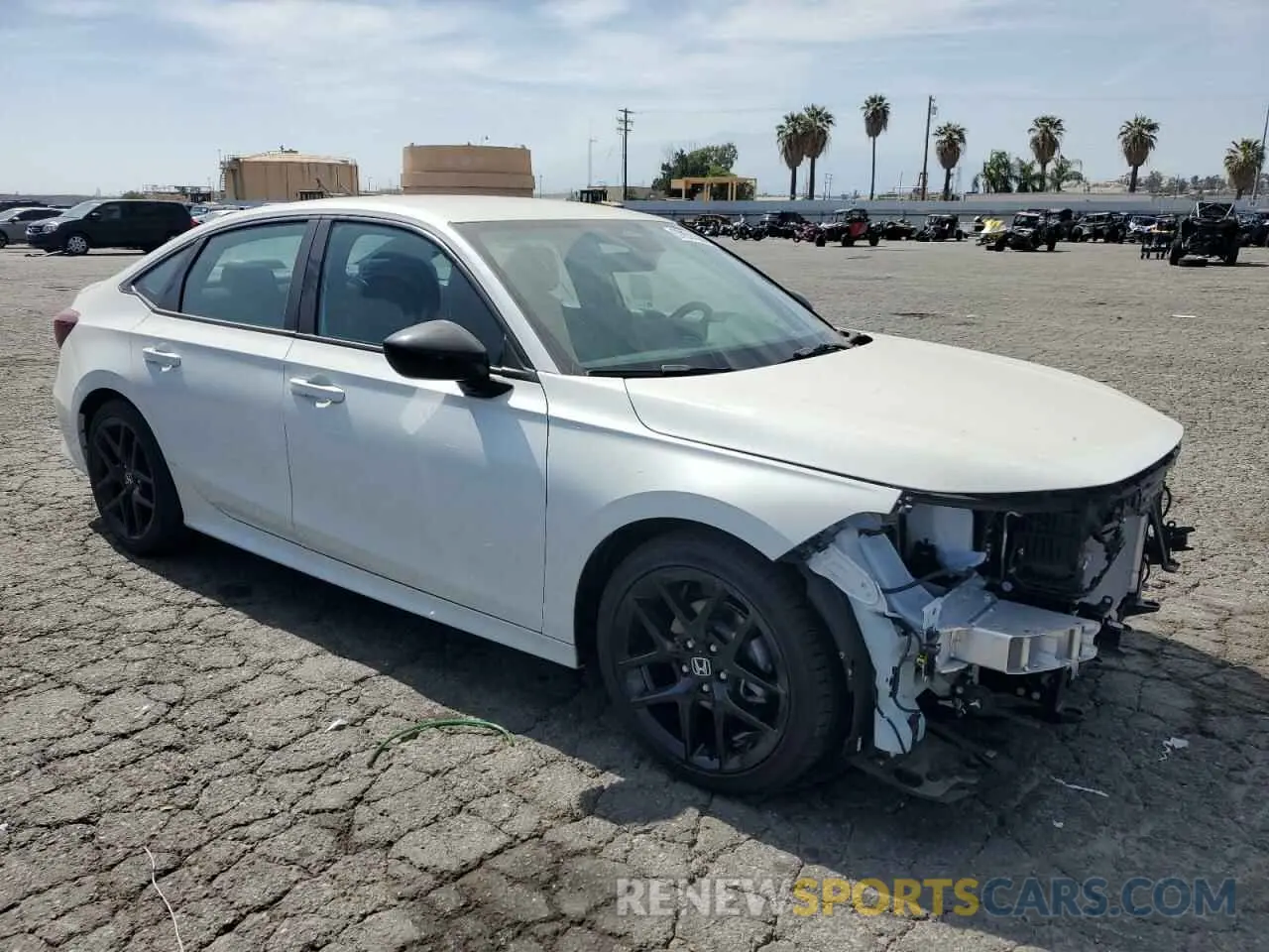 4 Photograph of a damaged car 2HGFE2F5XSH513833 HONDA CIVIC 2025
