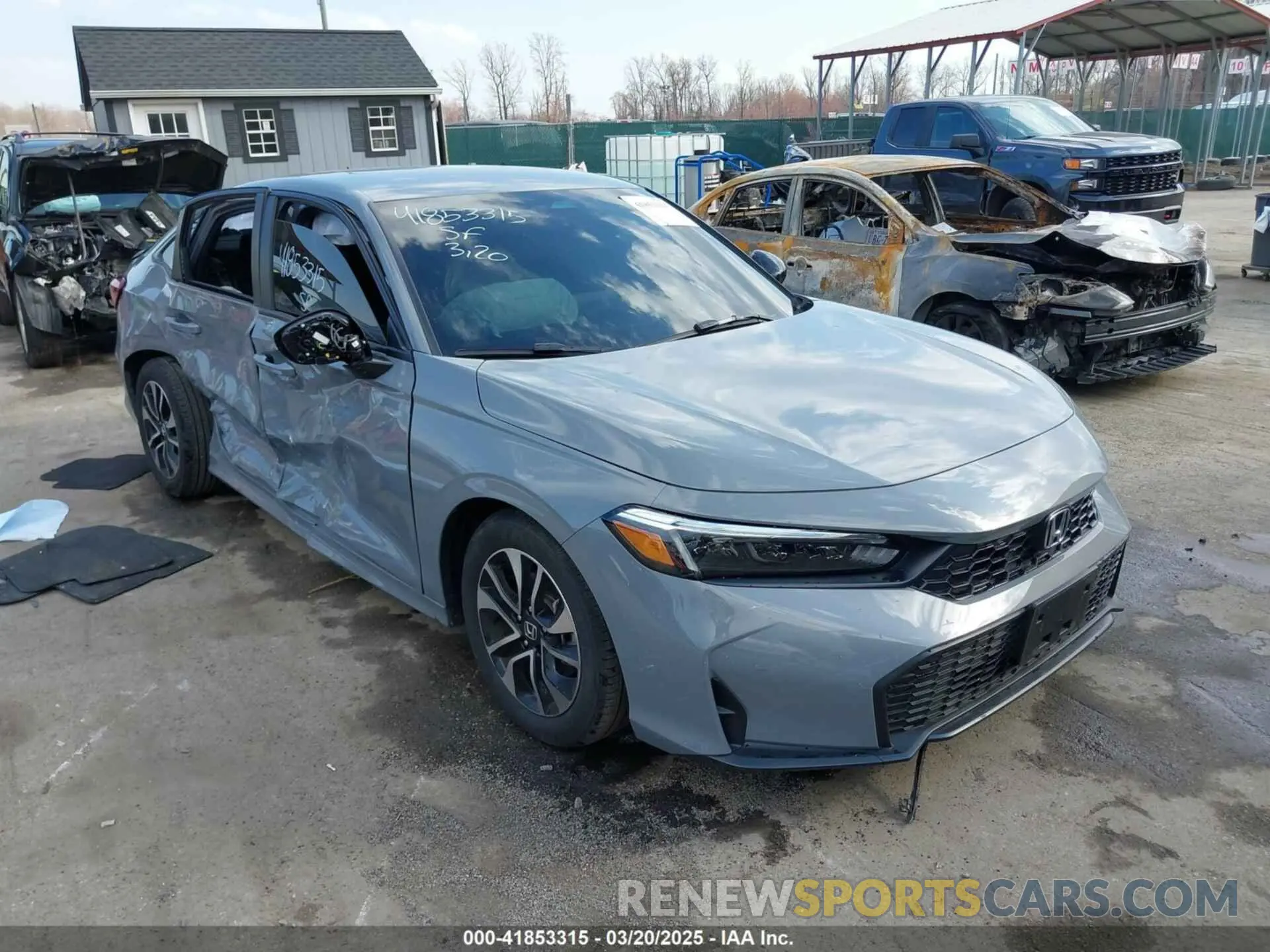 1 Photograph of a damaged car 2HGFE2F5XSH514366 HONDA CIVIC 2025